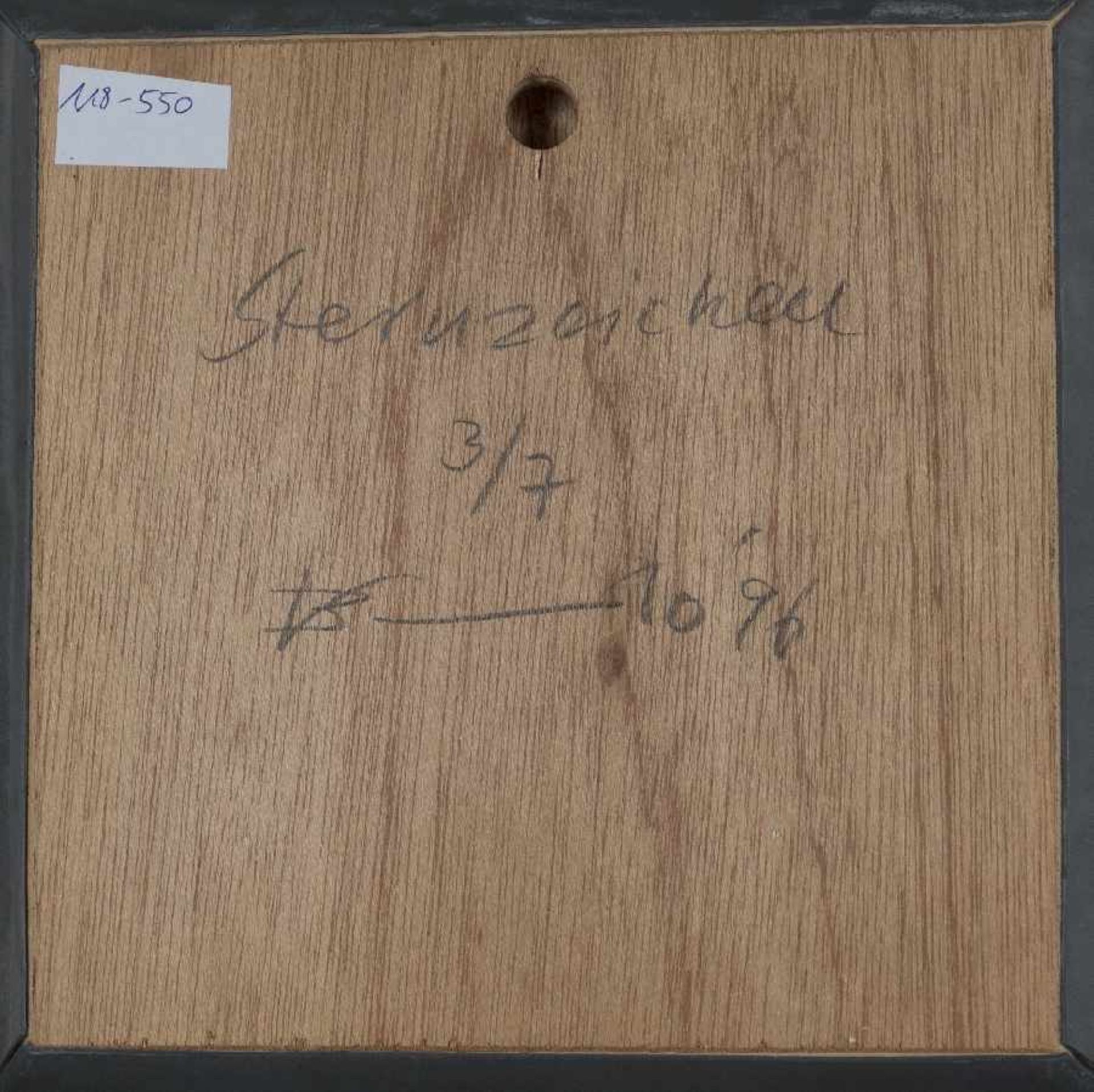 Victor Bonato1934 Köln - 2019 NiederkasselSternzeichenGlass sheet on wood under lead coating ( - Bild 2 aus 2