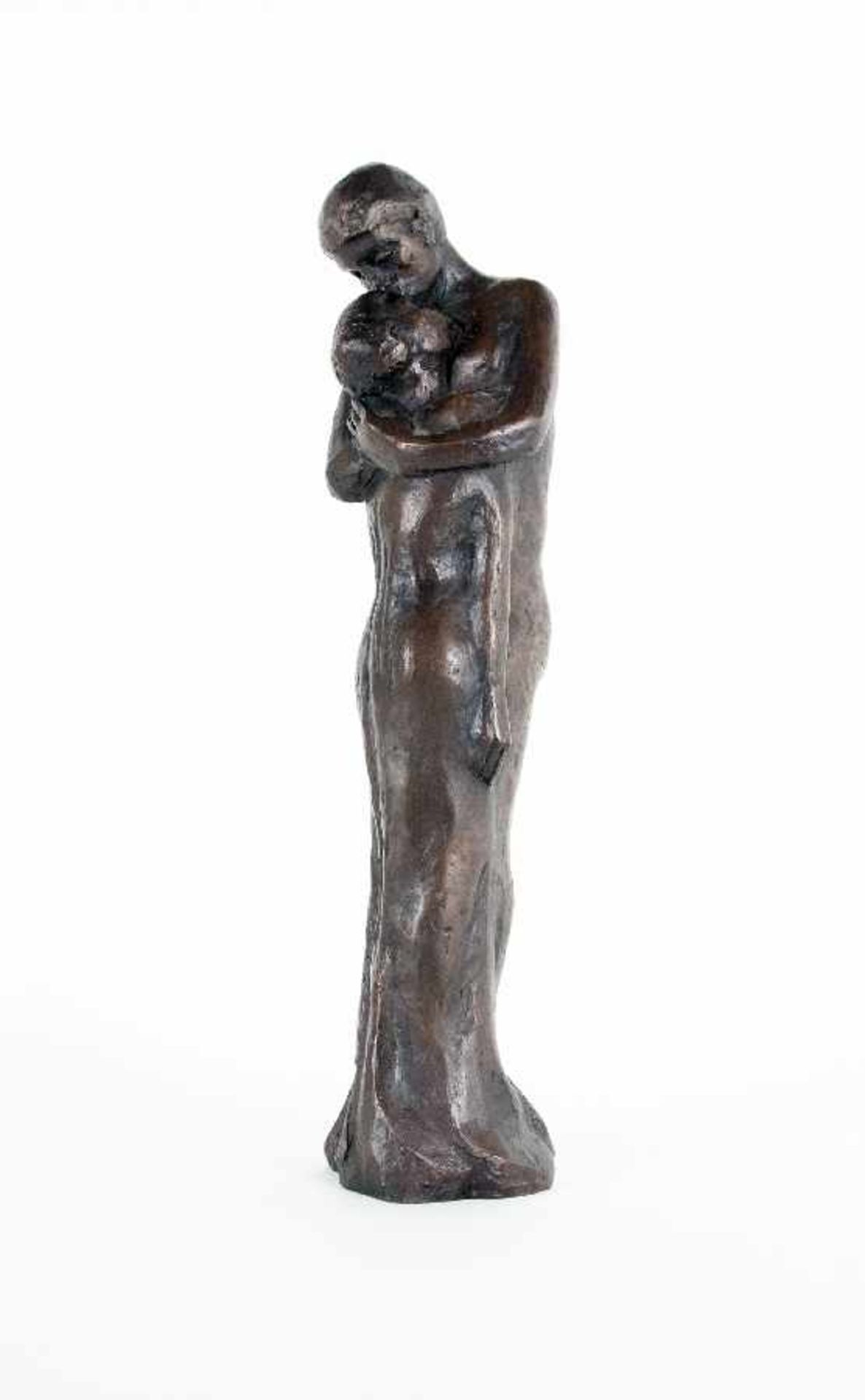 Ulla Scholl1919 DarmstadtEndless springBronze, brownish patina, 1980; H 47 cm; inscribed, numbered