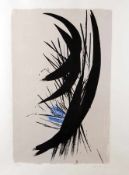 Hans Hartung1904 Leipzig - 1989 AntibesSans TitreColor lithograph on handmade paper, 1957; H 510 mm,