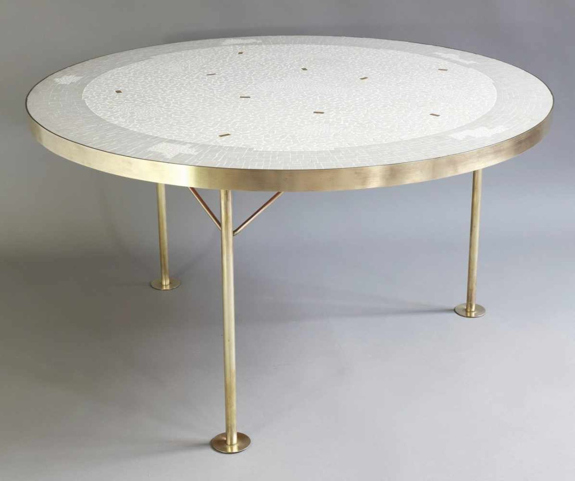 Berthold Müller-OerlinghausenDesign 1950/60sDreibeiniger Mosaiktisch / Coffee Table. Entwurf 1950/