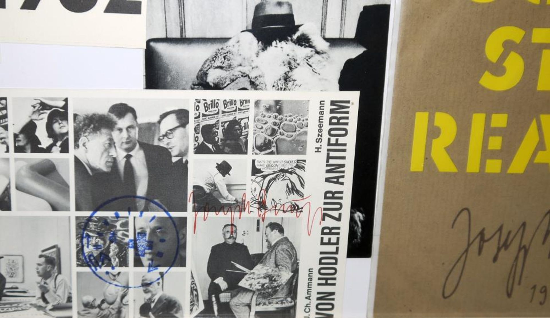 Joseph Beuys, Vinylplatte „Sonne Statt Reagan“ & „Von Hodler zur Antiform“, sign., gerahmt Joseph - Bild 2 aus 2