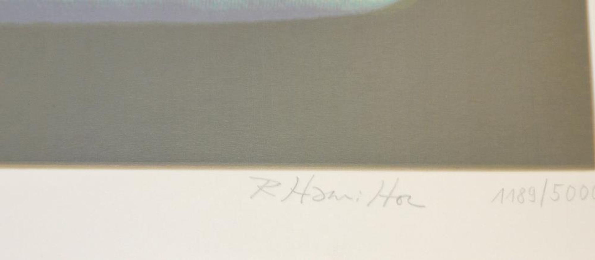 Richard Hamilton, „Kent state“, sign. Farbsiebdruck von 1970 Richard Hamilton, 1922 – 2011, „Kent - Bild 2 aus 2