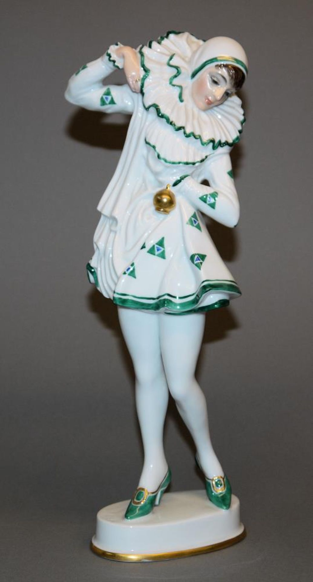 Porzellanplastik Pierrette (Anita Berber), Constantin Holzer-Defanti für Rosenthal um 1920