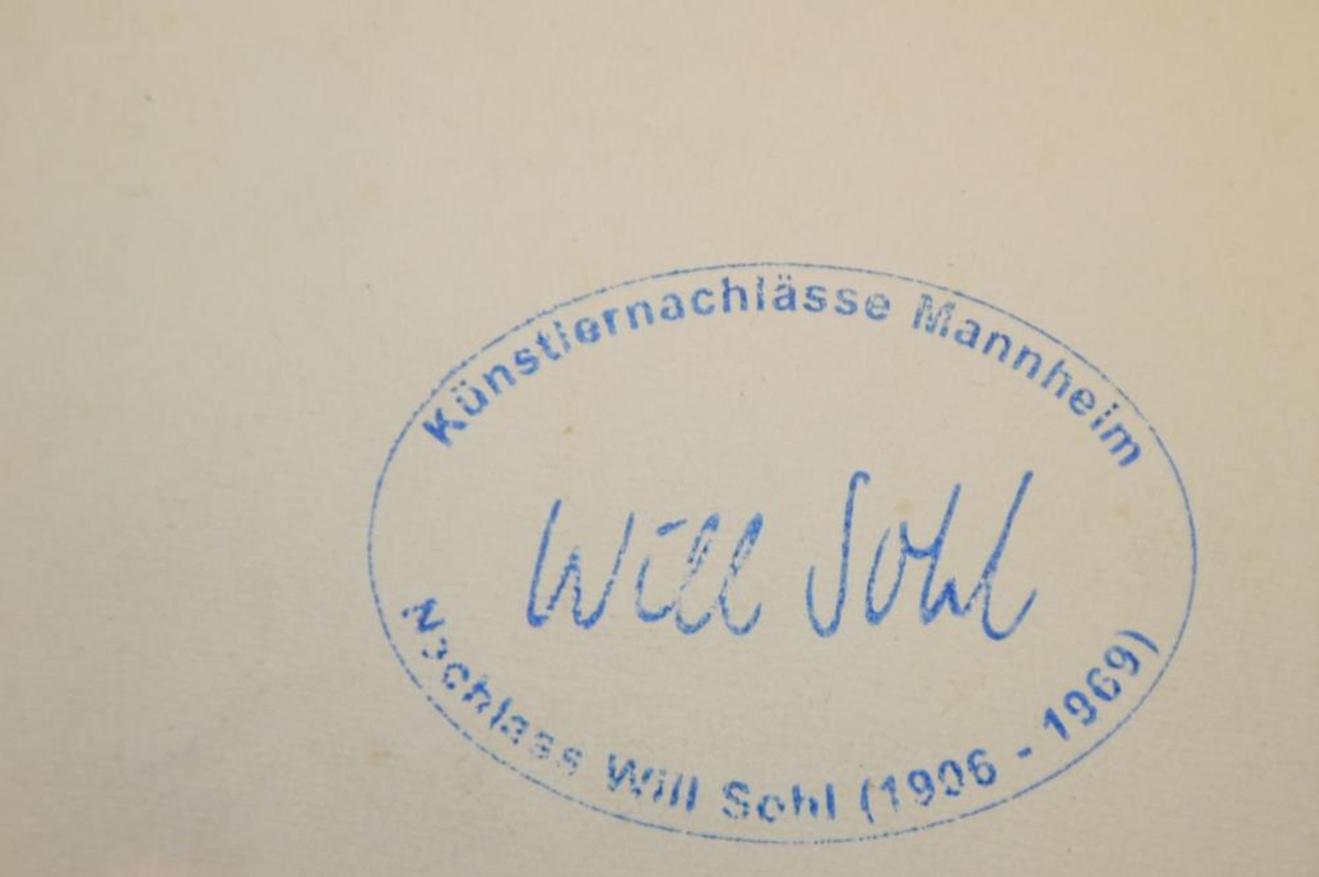 Will Sohl, 7 Zeichnungen, 1 Aquarell u. 5 Offset-Drucke, 1943-1962, o. Rahmen Will Sohl, 1906 in - Bild 6 aus 6