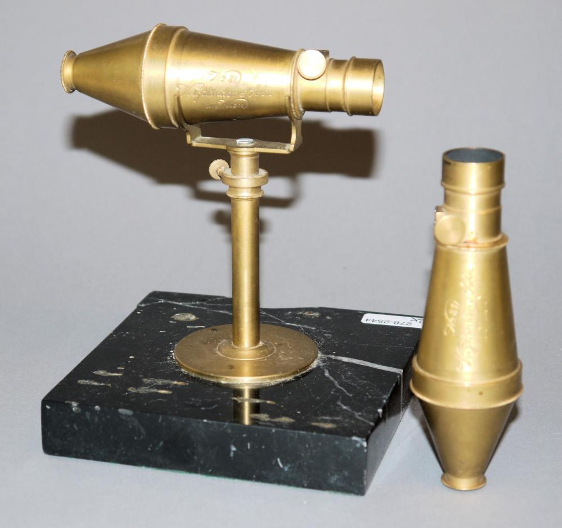 Zwei Daguerreotypie-Kameras, Miniatur-Repliken von Voigtländer der 1960er Jahre Seltene Repliken der