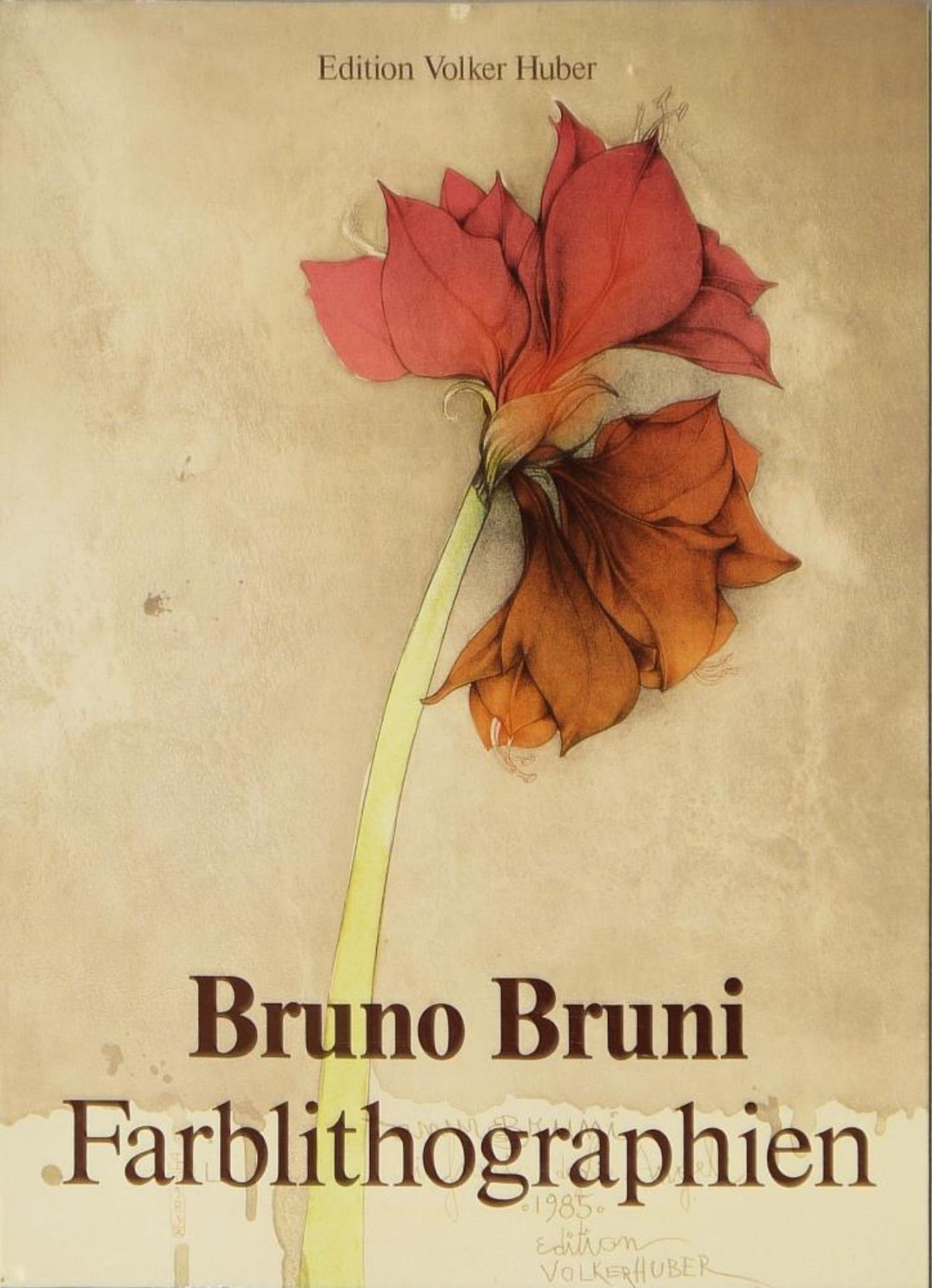 Bruno Bruni, „A Botticelli“, sign. Farblithographie von (19)85, ateliergerahmt Bruno Bruni, *1935 - Bild 2 aus 2