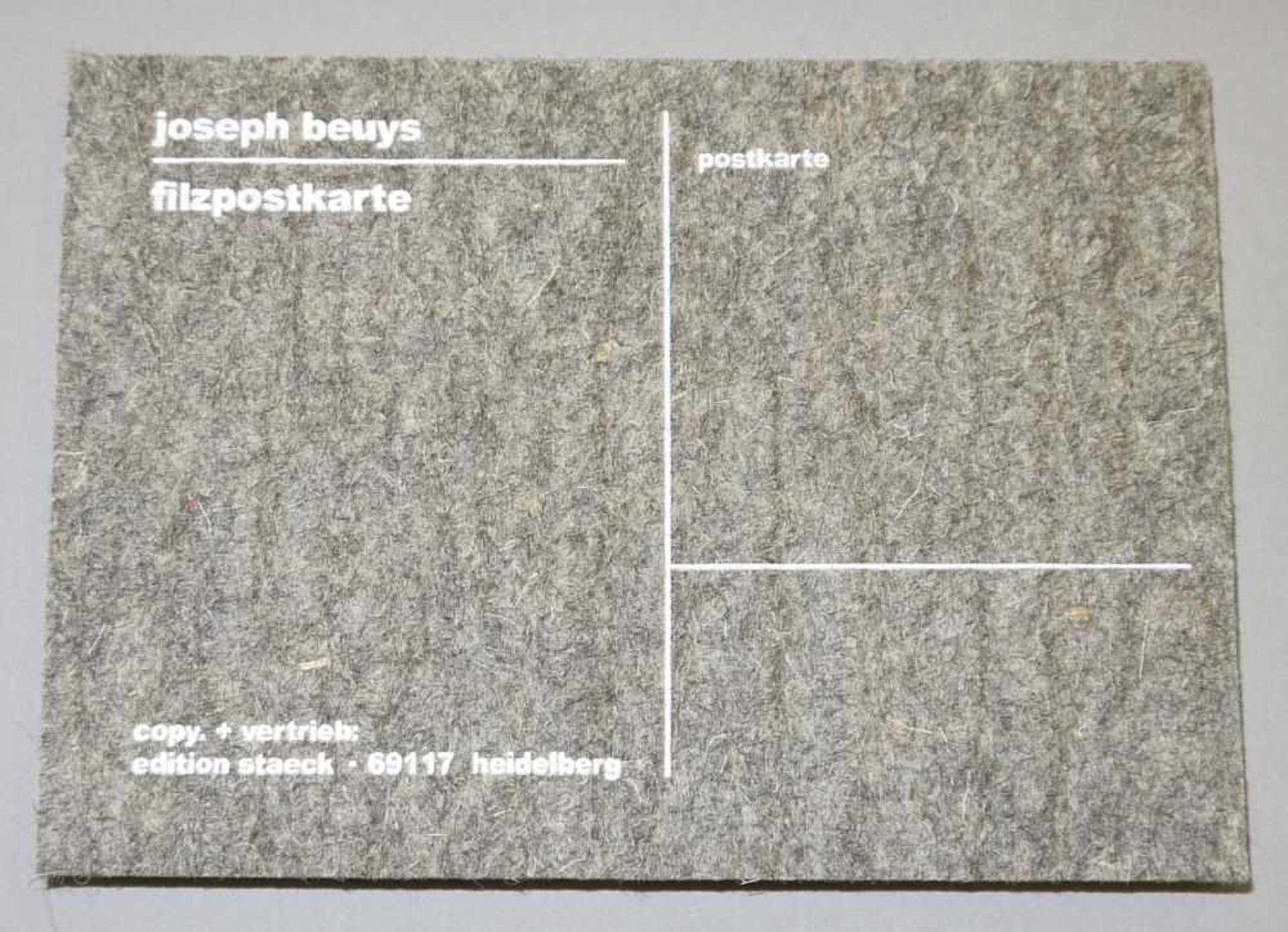 Joseph Beuys, Abstrakte Komposition mit Farbflecken, signierte Farboffsetlithographie & - Bild 3 aus 3