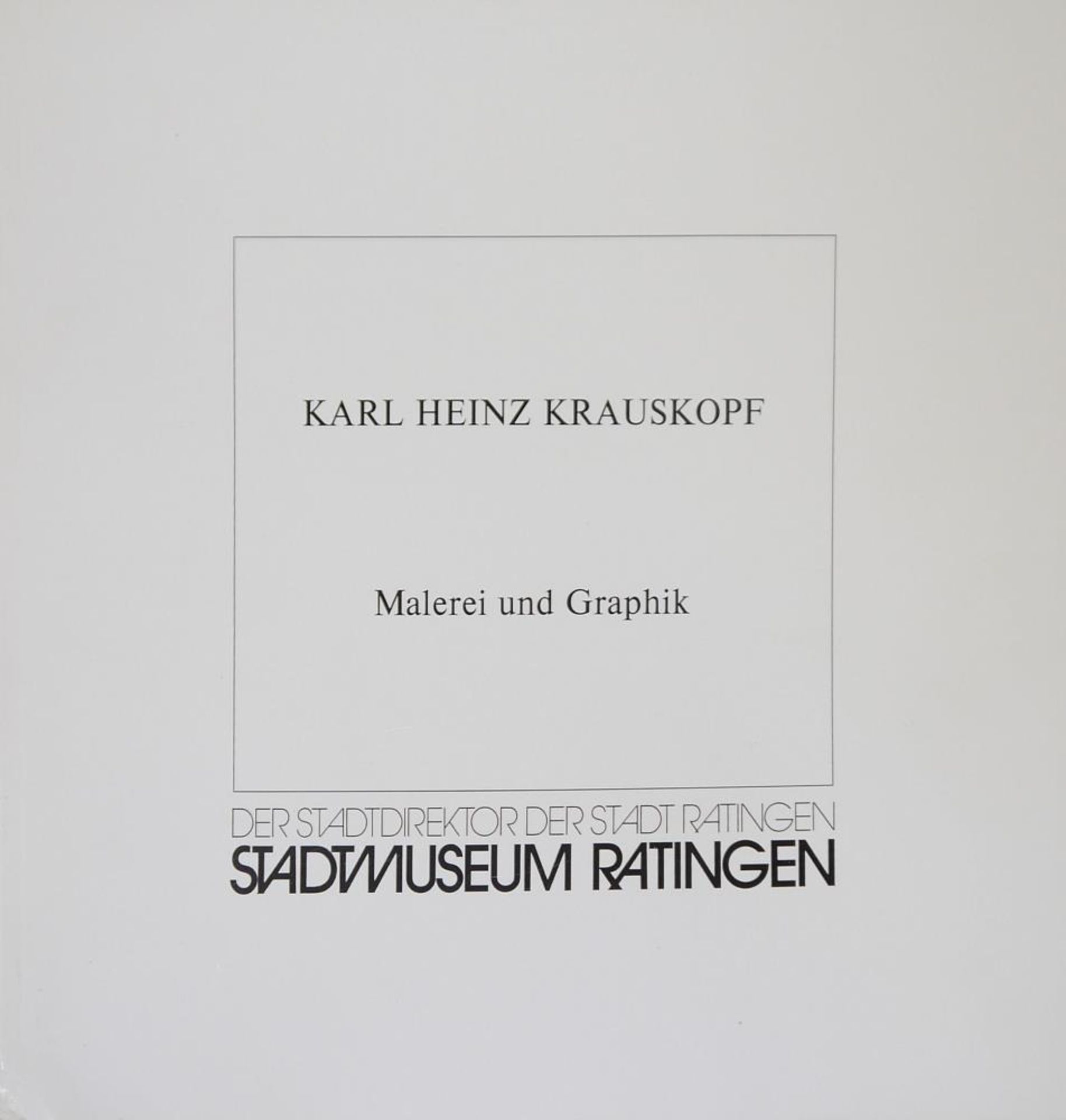 K.H. Krauskopf, „Waldesruh“, 5 Akte, Ölgemälde mit Katalog Karl Heinz Krauskopf, 1930 Ratingen – - Bild 3 aus 3