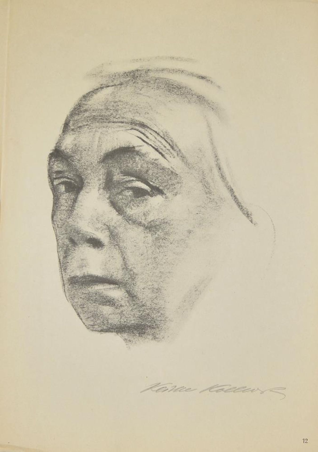 Käthe Kollwitz, 7 Blatt Druckgraphik, Offsets 1920er Jahre Käthe Kollwitz, 1867 – 1945, - Image 8 of 8