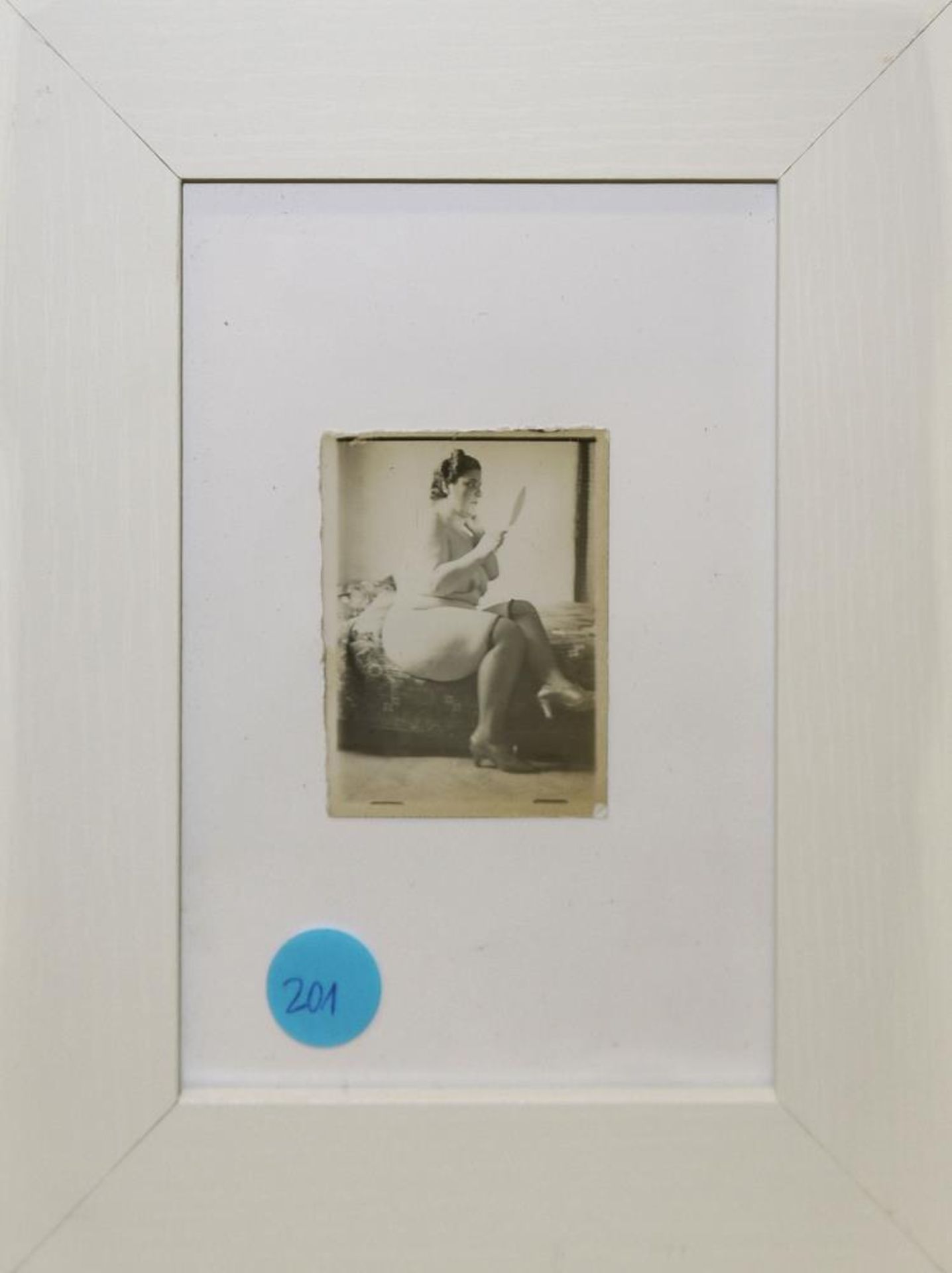 Josef Steiner, Sitzender Frauenakt, Tuschezeichnung, um 1930, gerahmt Josef Steiner, 1899 – 1977, - Bild 4 aus 4