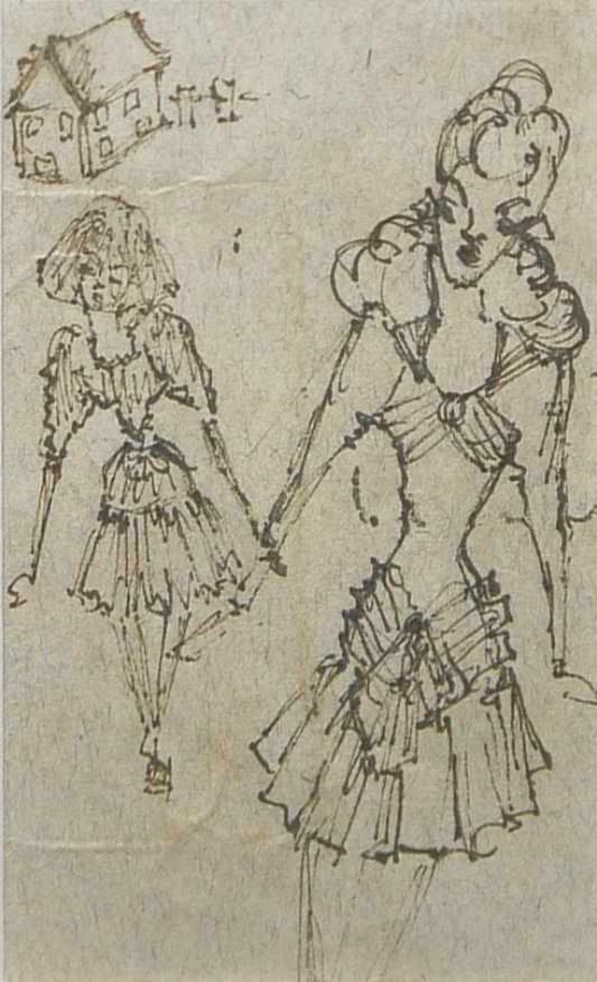 Josef Steiner, Drei Frauenstudien, 2 Bleistiftzeichnungen u. 1 Tuschezeichnung, gerahmt, um 1927 - Bild 6 aus 6