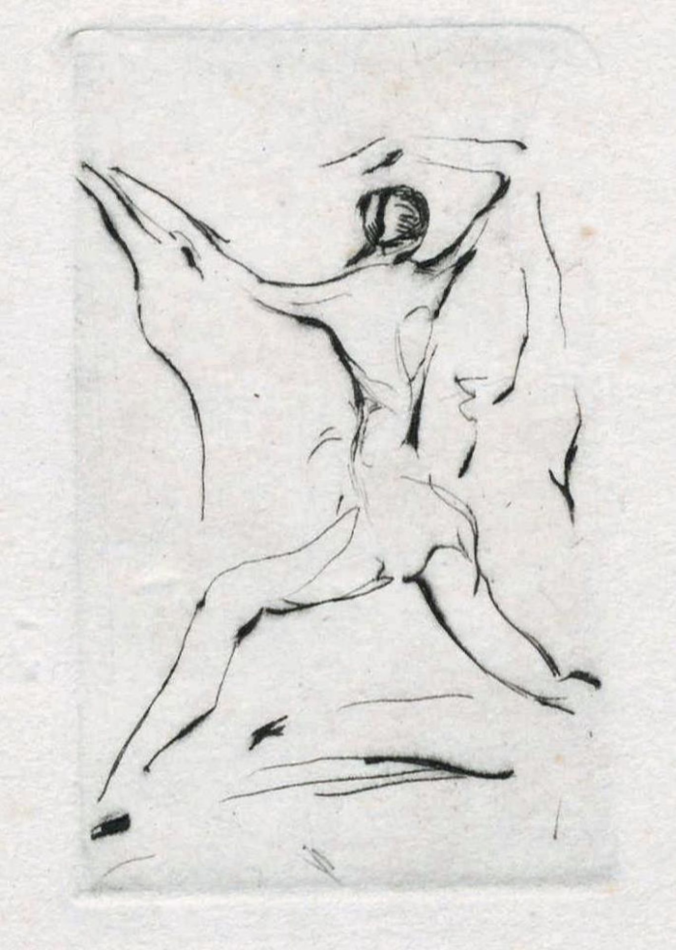 Josef Steiner, „Porträt der kleinen Künstlertocher“, „Sitzender Frauenakt“, „Die Dicke am - Bild 5 aus 5