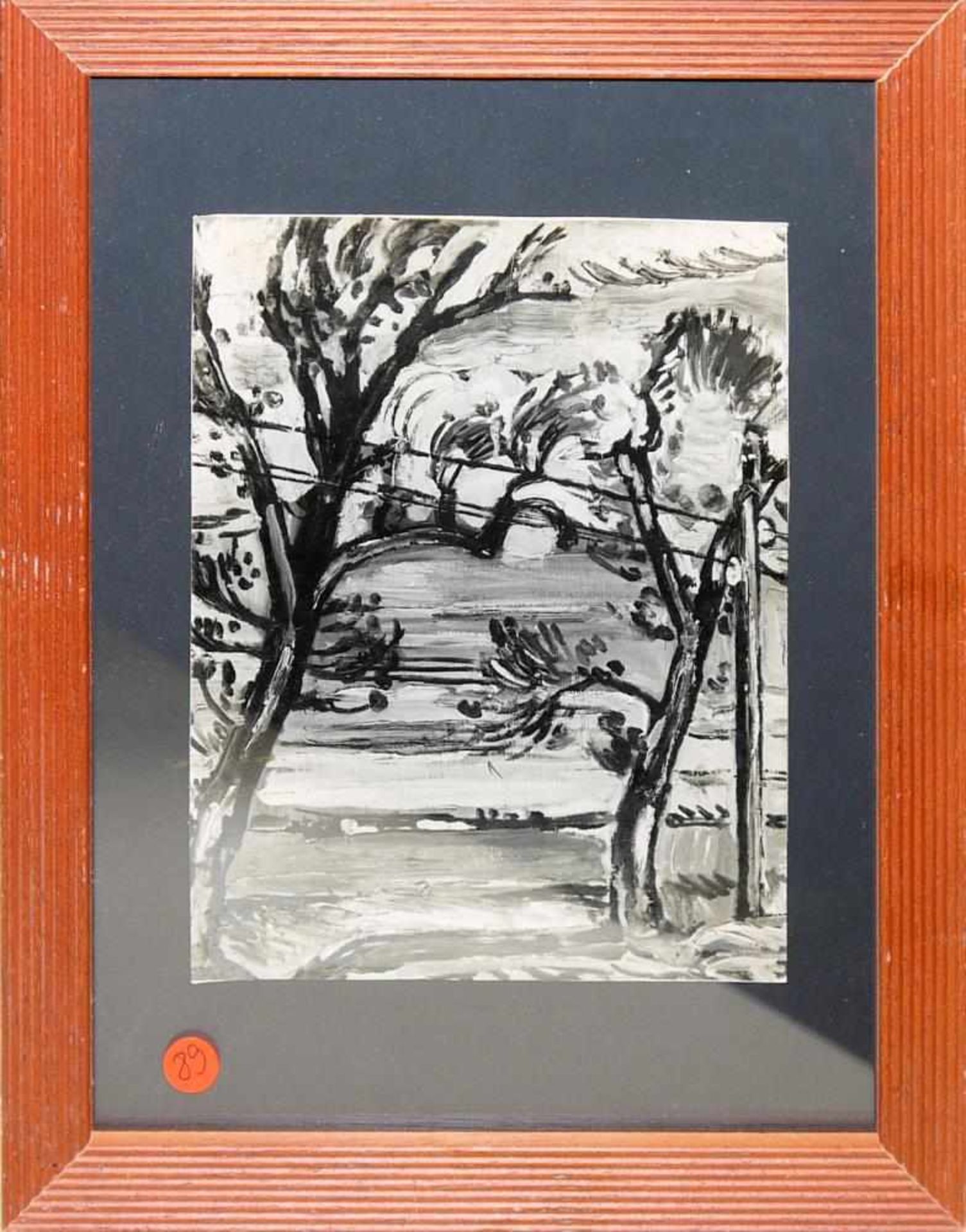 Josef Steiner, Landschaft mit Bäumen, 5 Radierungen, gerahmt Josef Steiner, 1899 – 1977, „Alte - Bild 5 aus 13