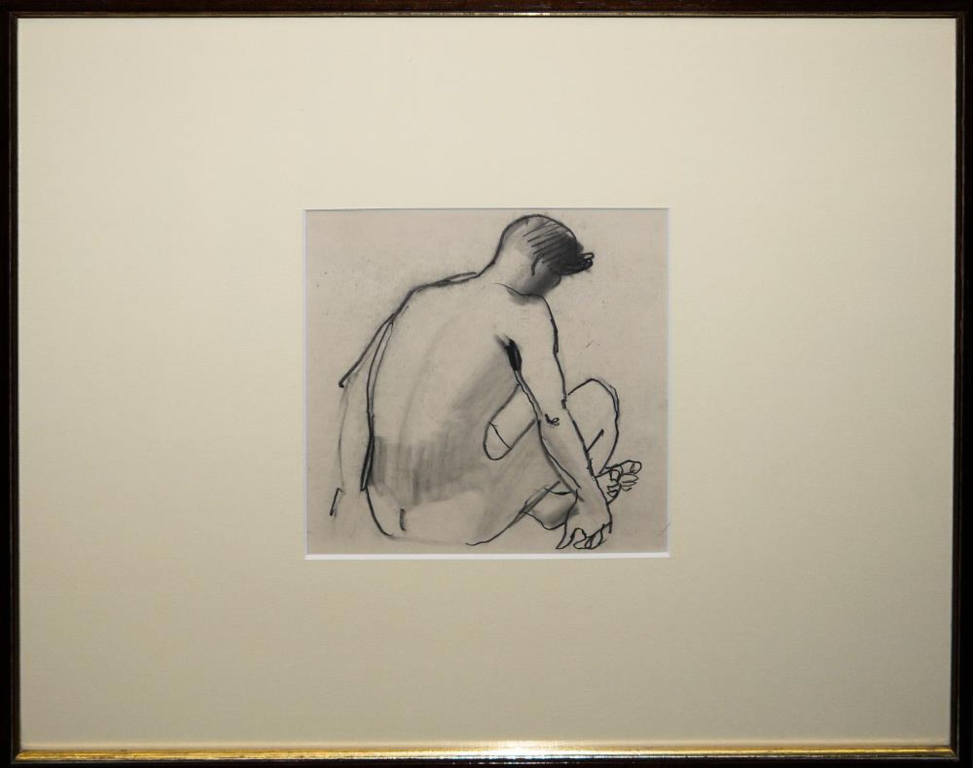 Josef Steiner, Fünf frühe Männerakte, Zeichnungen um 1920/21, 4x gerahmt Josef Steiner, 1899 – 1977,