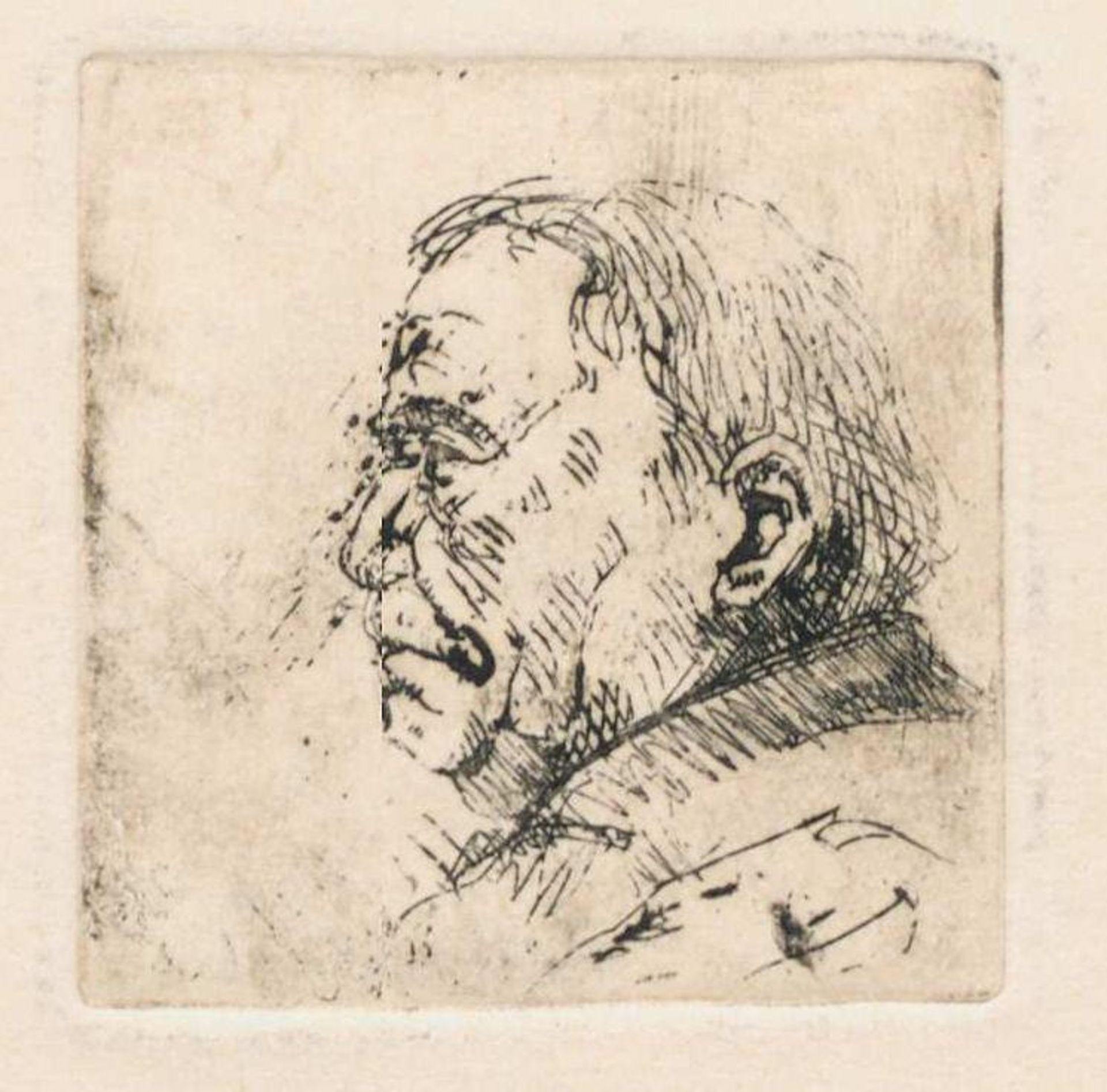 Josef Steiner, „Trüglerin“, Portrait eines älteren Herrn und Zeichnungen aus einem Skizzenblock, 2 - Bild 8 aus 14