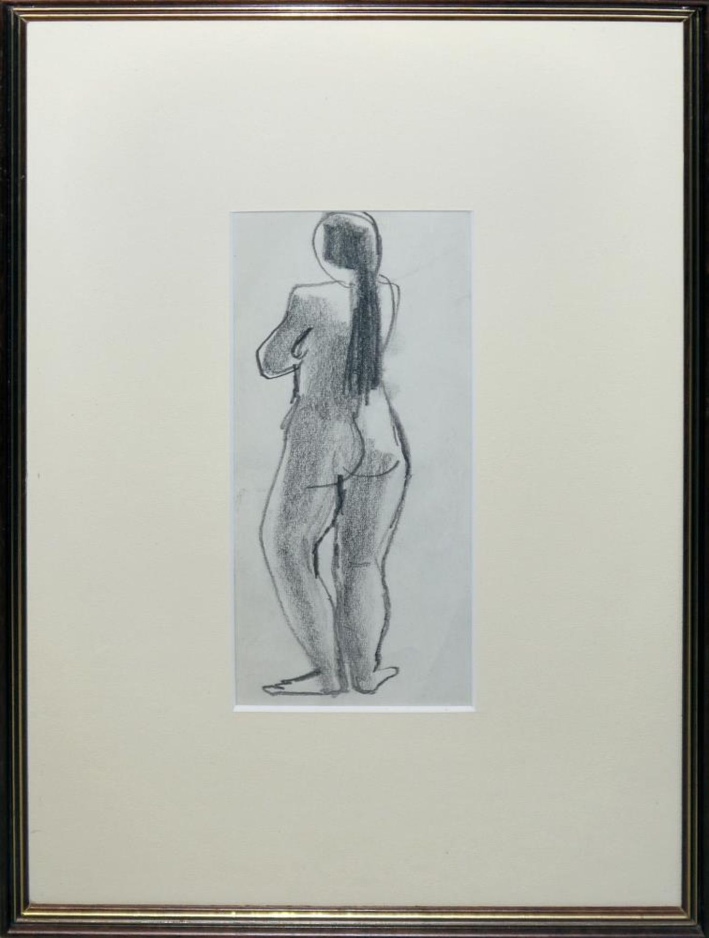 Josef Steiner, Fünf stehende Frauenakte, Zeichnungen um 1920/21, gerahmt Josef Steiner, 1899 – 1977, - Image 9 of 10