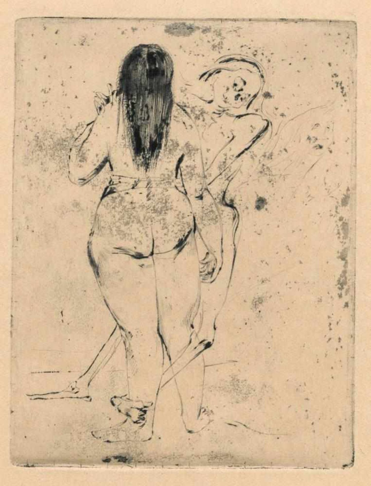 Josef Steiner, „Porträt der kleinen Künstlertocher“, „Sitzender Frauenakt“, „Die Dicke am - Bild 4 aus 5