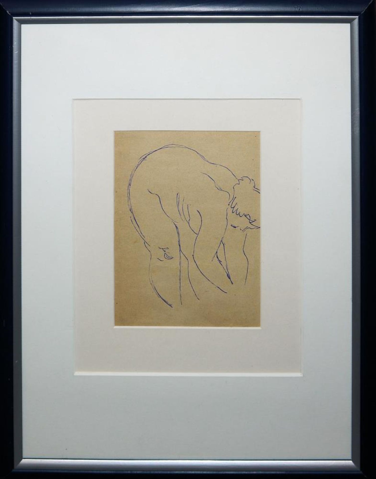 Josef Steiner, Kleine Sammlung Frauenakte, 4 Zeichnungen, gerahmt Josef Steiner, 1899 – 1977,