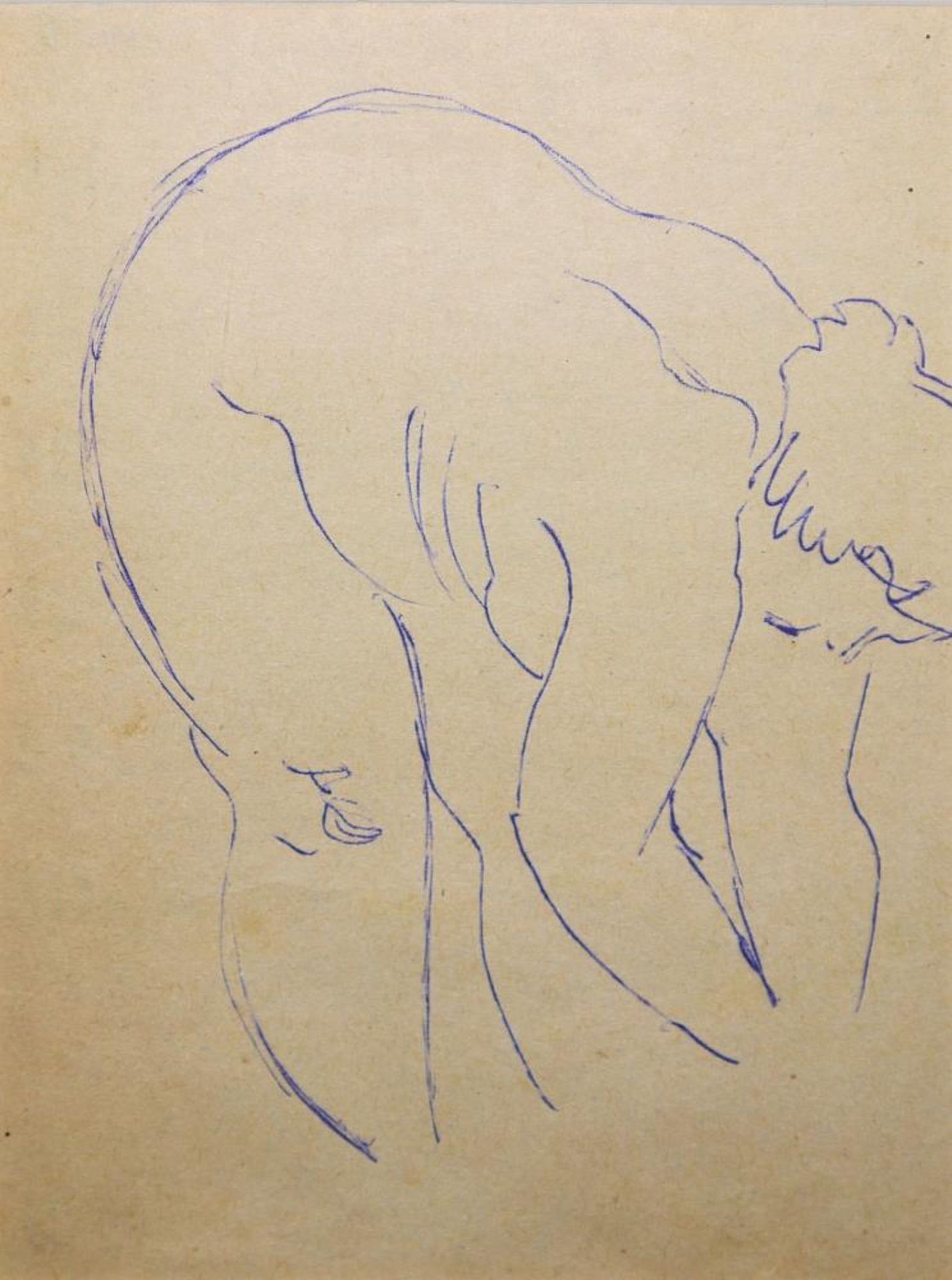 Josef Steiner, Kleine Sammlung Frauenakte, 4 Zeichnungen, gerahmt Josef Steiner, 1899 – 1977, - Bild 2 aus 5