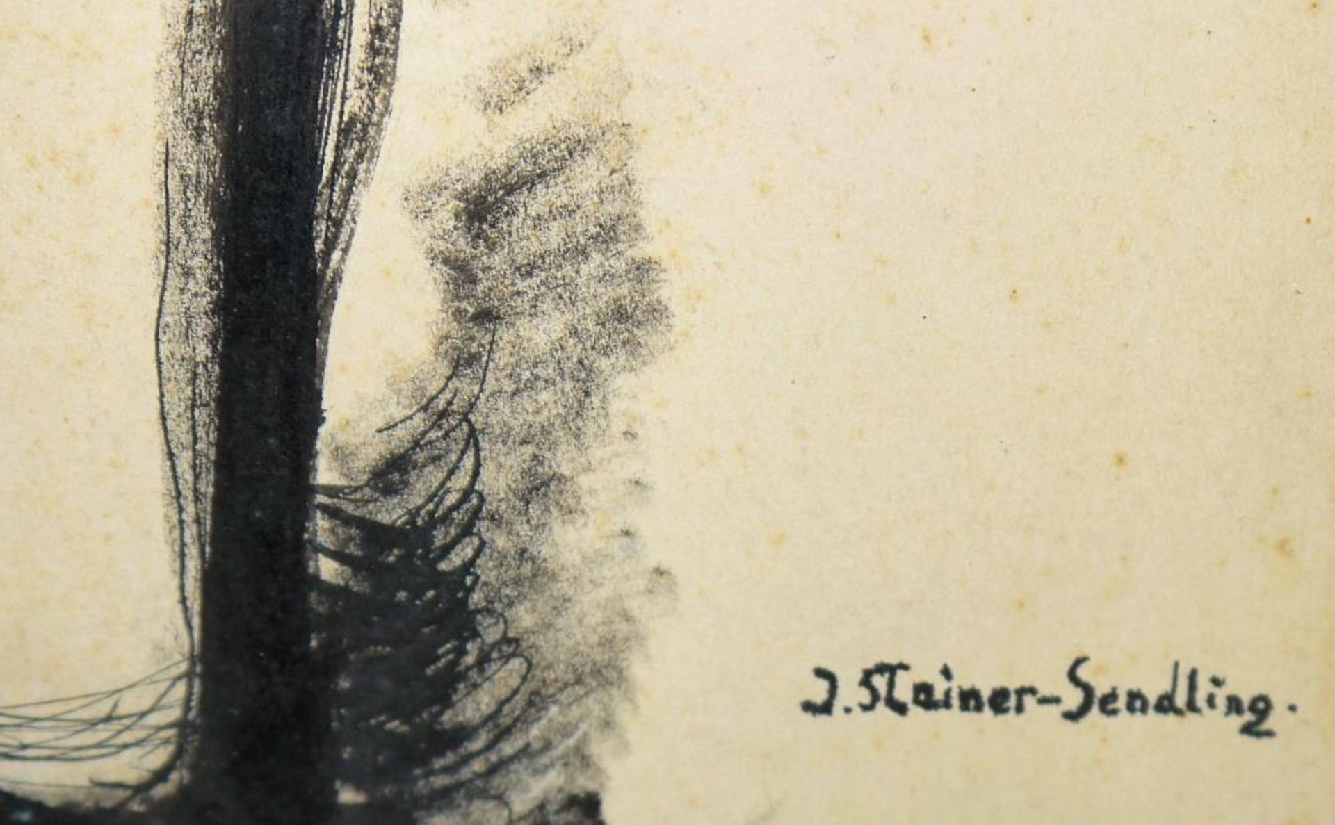 Josef Steiner, "Liebe", Zwei Versionen eines weiblichen Torsos, Tuschezeichung und Radierung, - Image 3 of 6