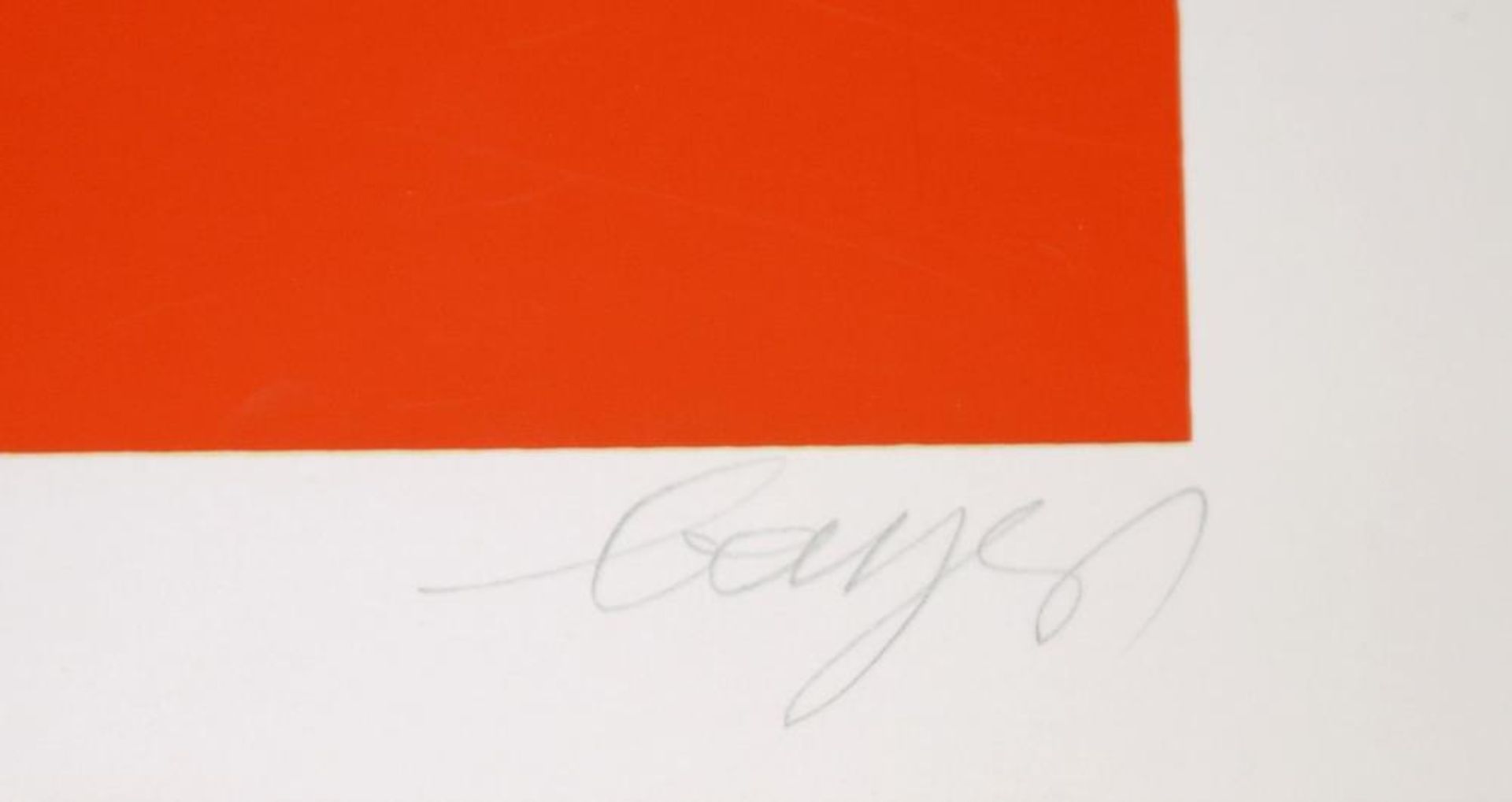 Herbert Bayer, „Abschälung“ (exfoliation), signierter Farbsiebdruck von 1968 Herbert Bayer, 1900 - Bild 2 aus 2