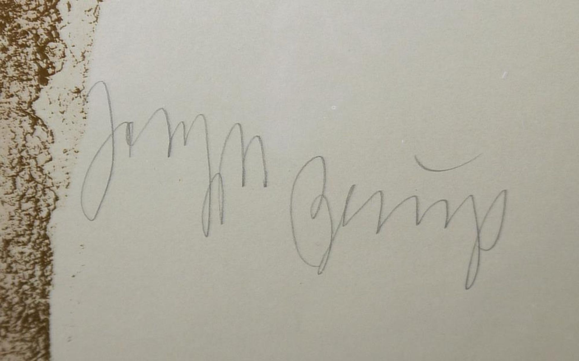 Joseph Beuys, „Robbe“, sign. Farboffsetlithographie, gerahmt Joseph Beuys, 1921 - 1986, - Bild 2 aus 2