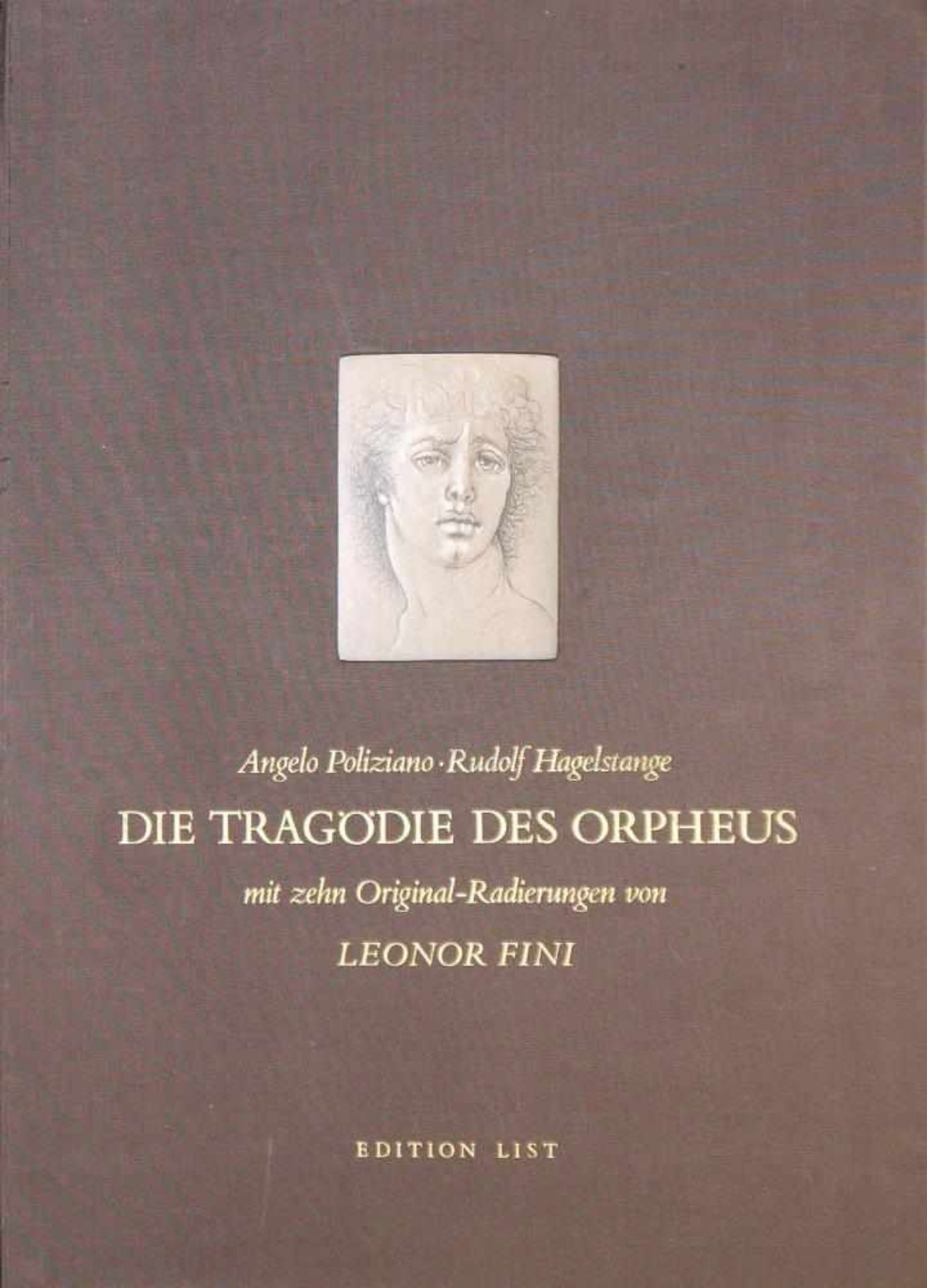 Leonor Fini, Mappe „Die Tragödie des Orpheus“ mit zehn Original-Radierungen, 1982 Leonor Fini,