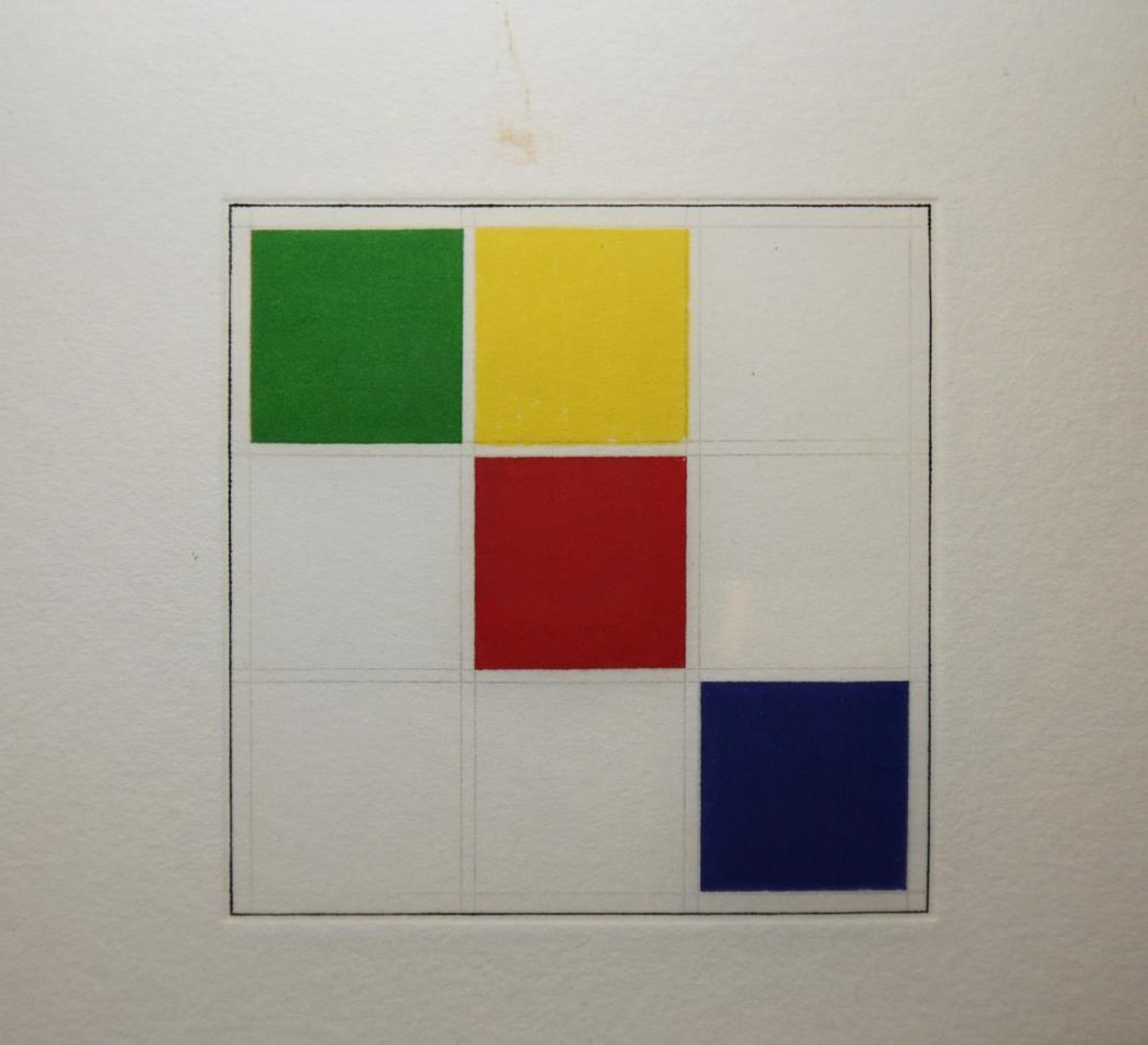 Waldo Balart, „Module 3x3 2.4.5.7.“, Farbserigrafie von (19)89, gerahmt Waldo Diaz-Balart, *1931 - Image 3 of 3