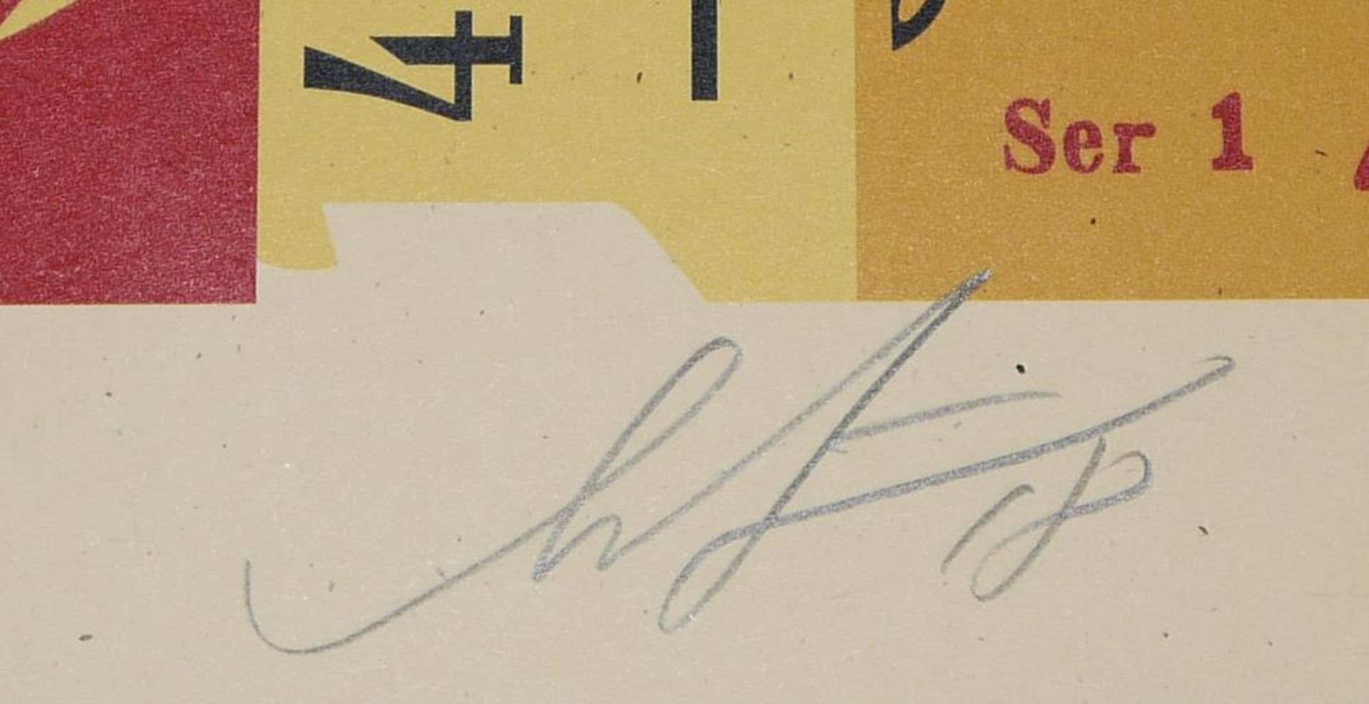 Shepard Fairey, „Obey“-Icon, signierte Farbserigraphie, o. Rahmen Shepard Fairey, *1970, - Image 2 of 2