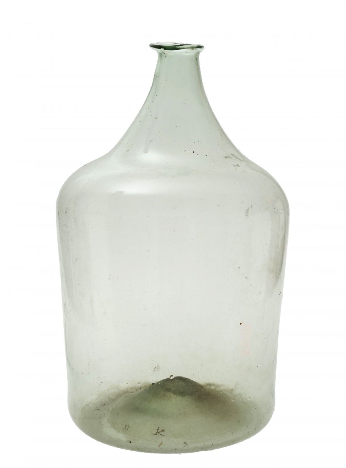 FlascheHellgrünes Gebrauchsglas. H. 41 cm.