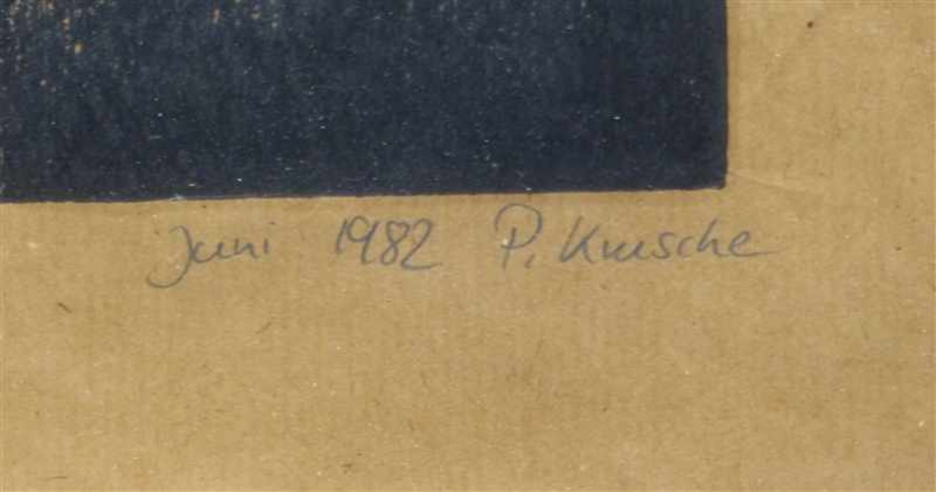 Krusche, Petergeb. 1953, Eigenhanddruck, Kopf XI, 1/12, Fassung 4/5, rechts unten signiert und - Image 2 of 3