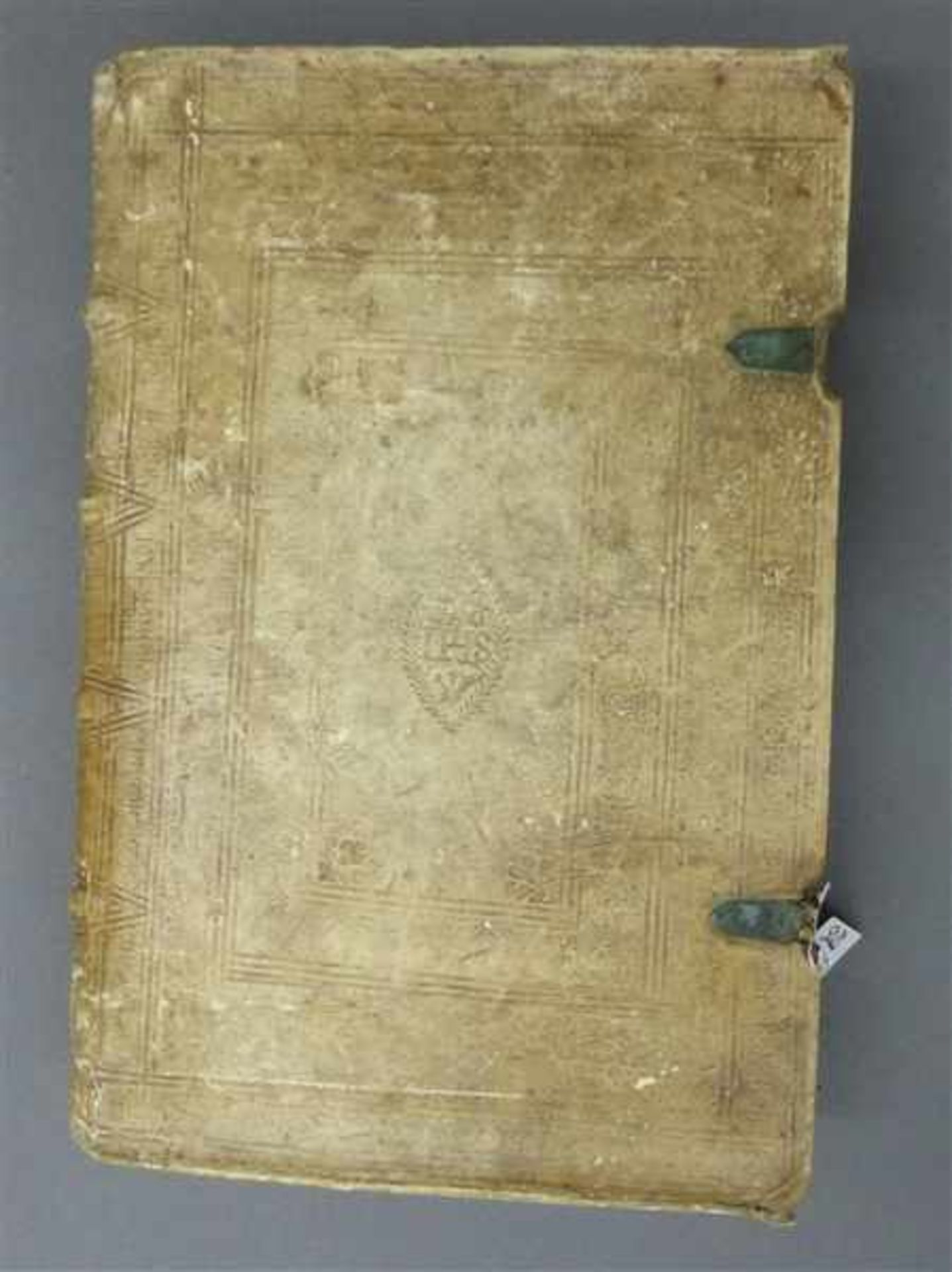 Buchchristlicher Inhalt, Latein, um 1680, schlechter Zustand, zahlreiche Liedertexte,