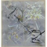 Nädler, IstvanMischtechnik, Komposition: Blumen, rechts unten signiert, datiert 1983,