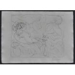 LithographiePablo Picasso, Plitt-Verlag, verschlungene Körper, rechts unten bezeichnet, 32x45 cm, im
