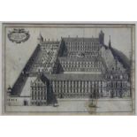 Kupferstich, um 1700von Kraus aus Ertl, Michaelskirche mit Alter Akademie, 13x19 cm, im