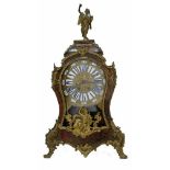 Prunkvolle Louis XIV Boulle-Optik Uhr, Messing/Schildpatt, wohl 18./19. JH, 74x35x15cm- - -24.00 %