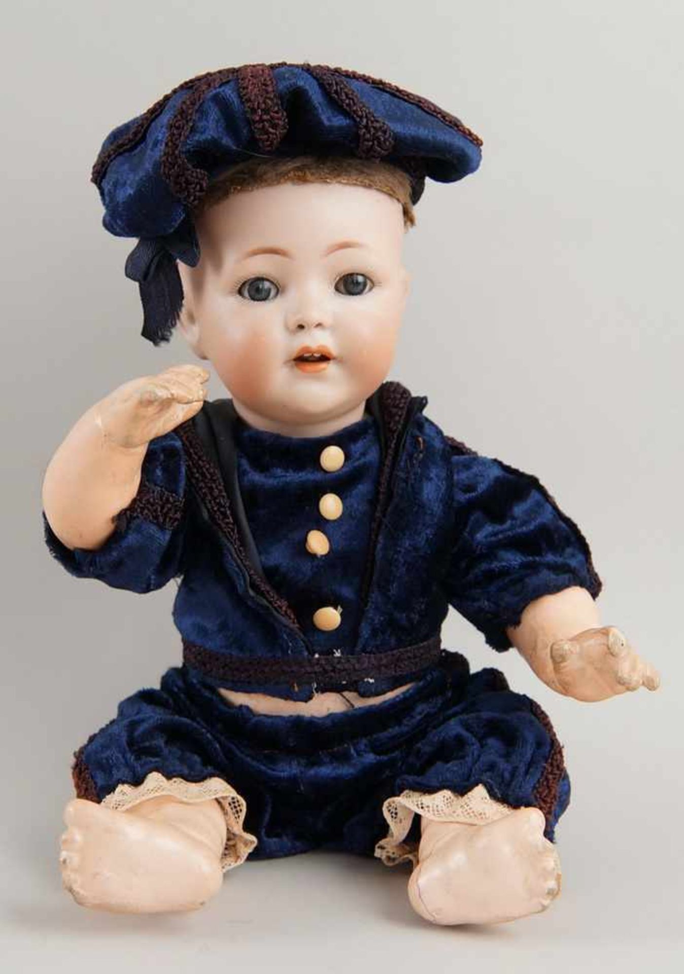 Puppe Franz Schmidt 1295, Babykörper, von 1912, bespielt, 30 cm- - -24.00 % buyer's premium on the - Bild 2 aus 4