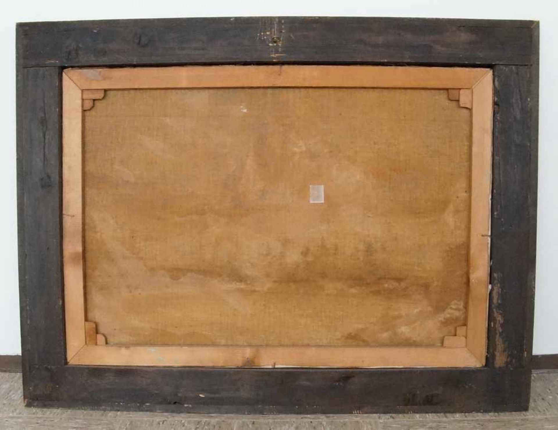 Monte Cervine, Leonardo Roda (?), Öl auf Leinwand, gerahmt, signiert, 93x123cm- - -24.00 % buyer's - Bild 7 aus 7