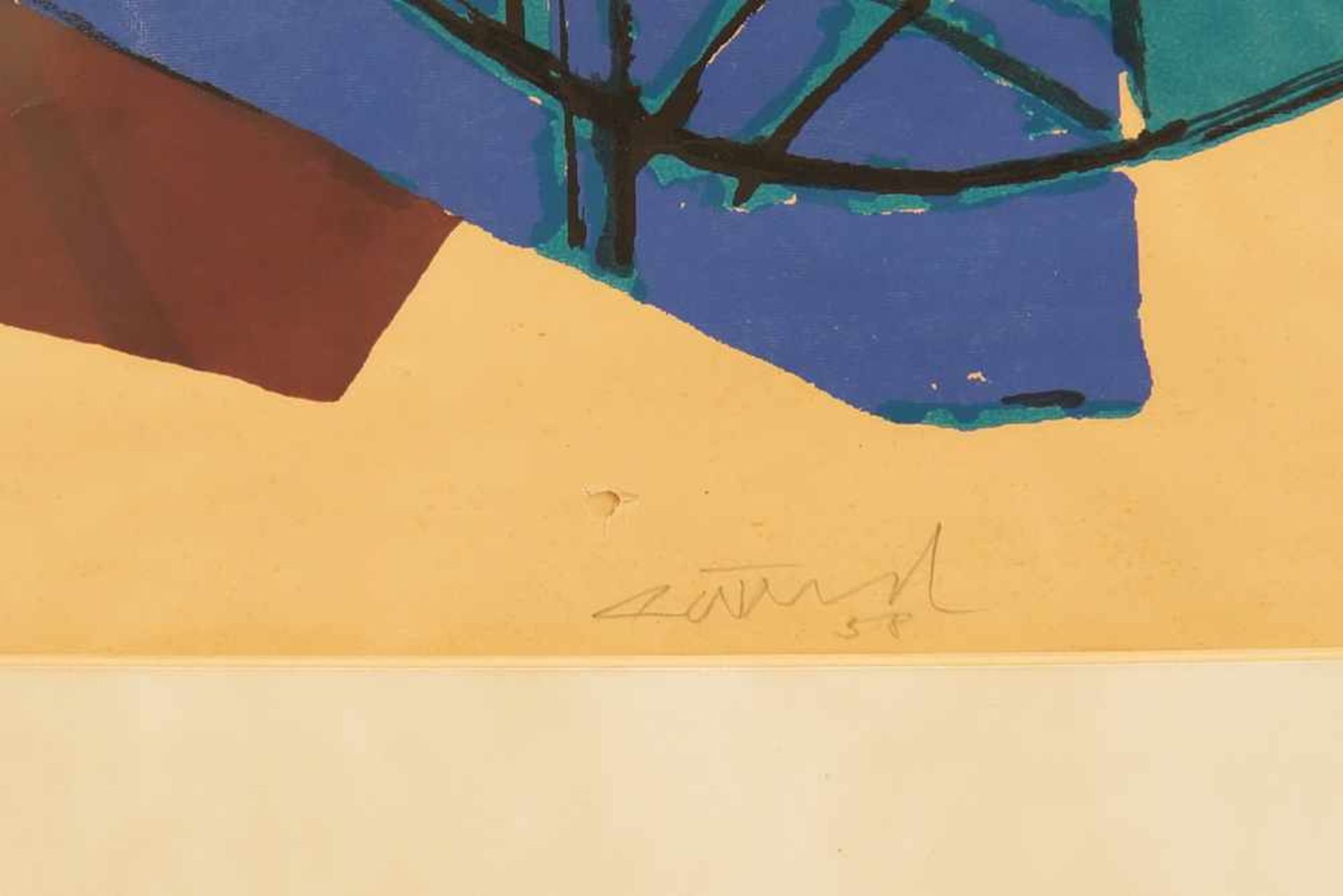 Gerhard Wind, (1928 Hamburg - 1992 Javea/Alicante), Figuration, auf Papier, im PP,signiert, - Bild 7 aus 10