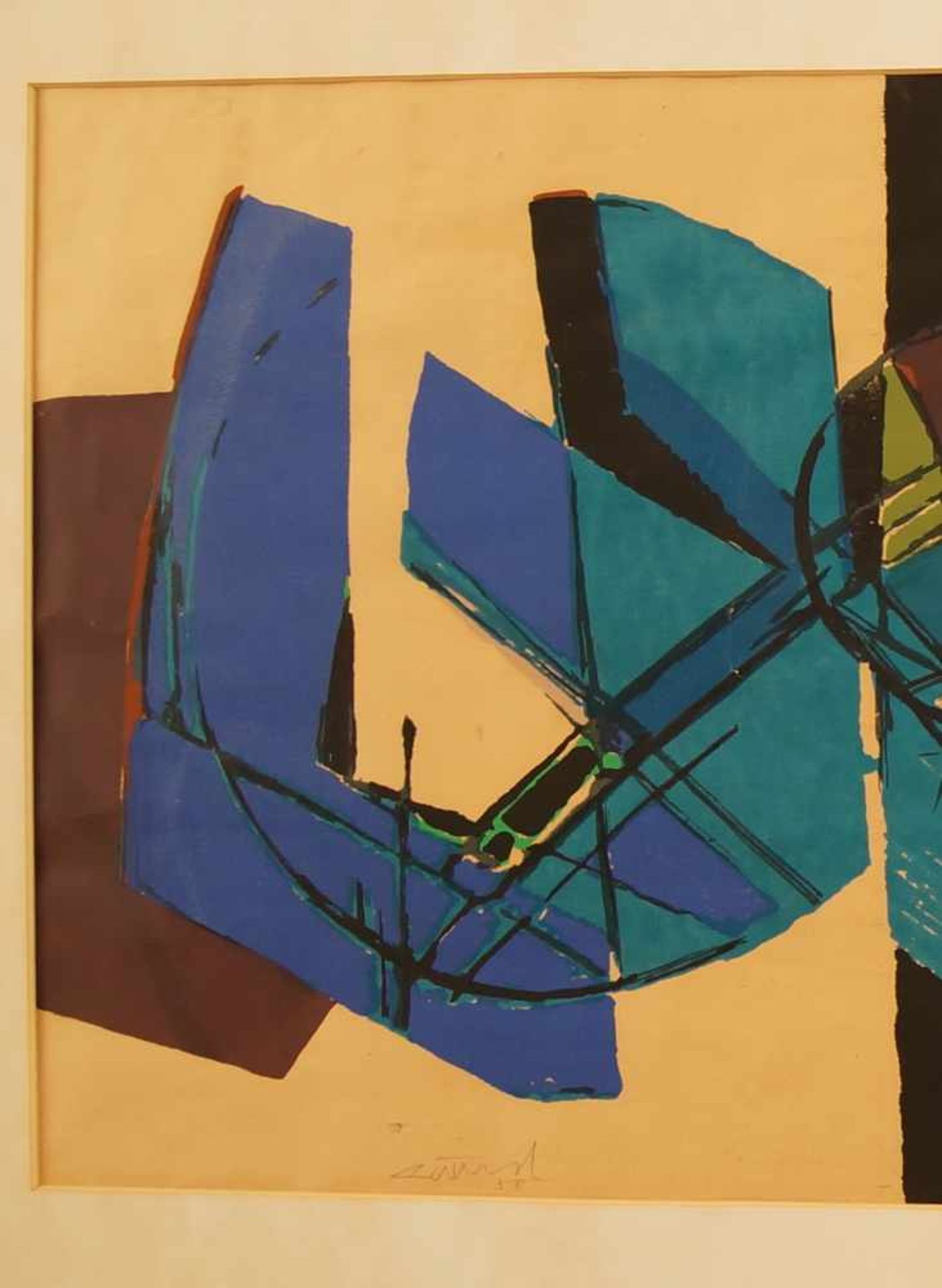 Gerhard Wind, (1928 Hamburg - 1992 Javea/Alicante), Figuration, auf Papier, im PP,signiert, - Bild 3 aus 10