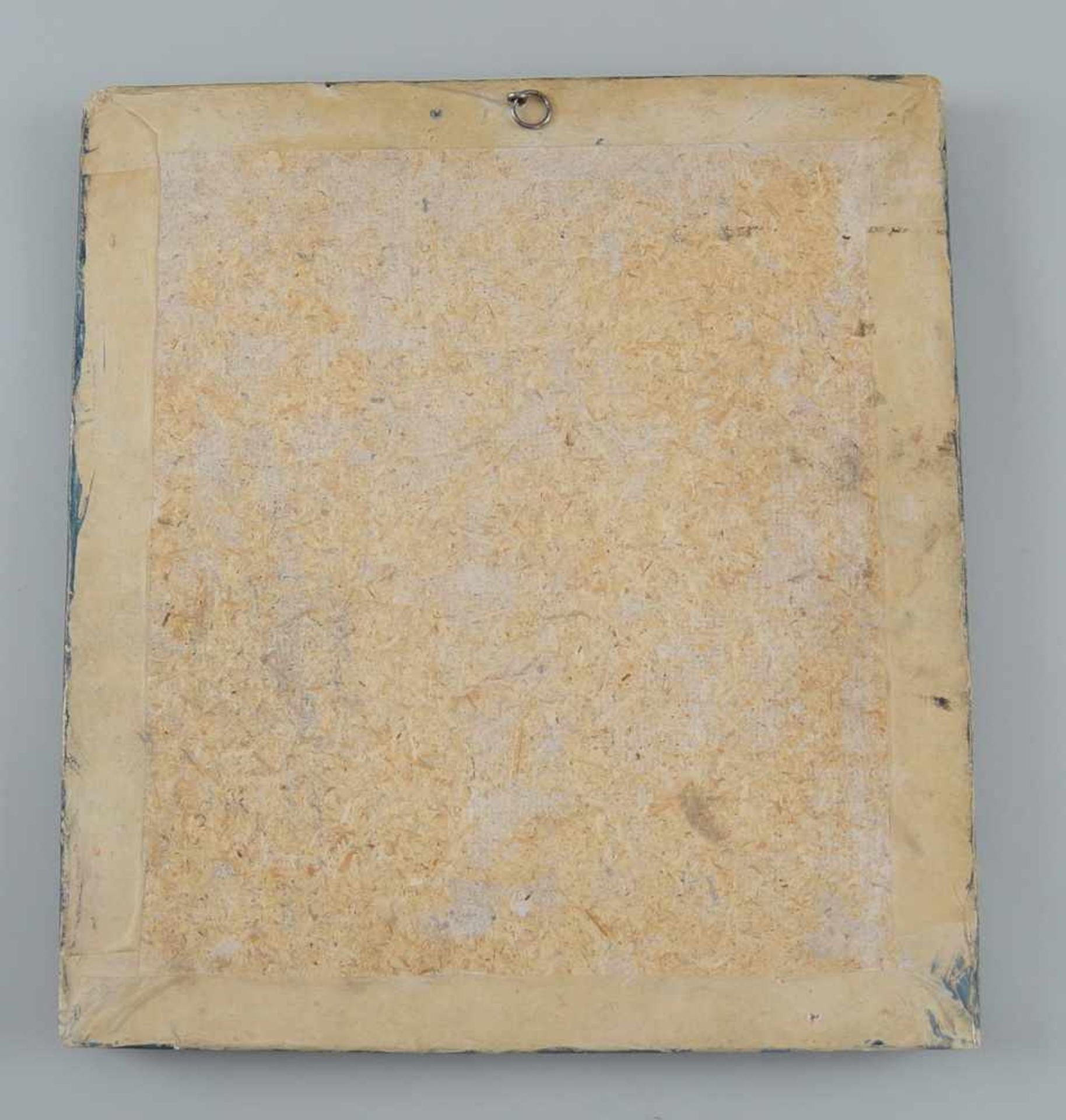 Votivtafel, Öl auf Leinwand, doubliert, gerahmt, datiert 1809, 34x31cm- - -24.00 % buyer's premium - Bild 5 aus 5