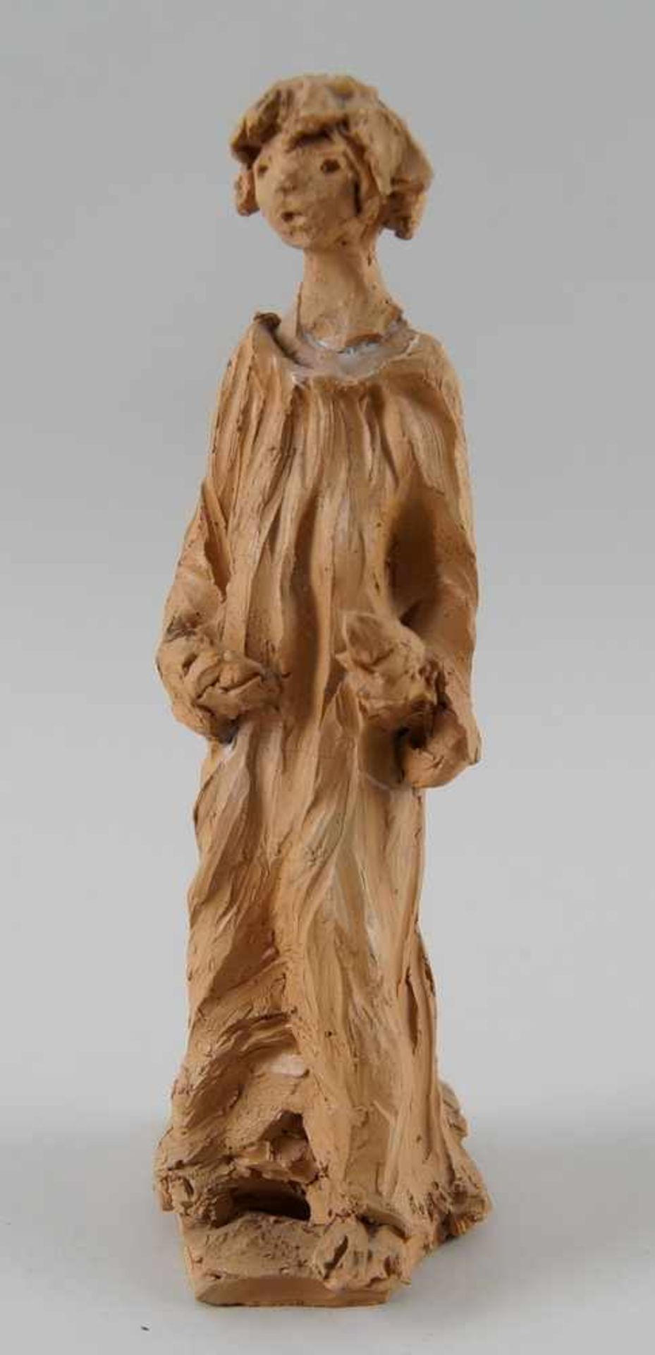 Francesco Messino Skulptur aus Ton, besch., H 25 cm- - -24.00 % buyer's premium on the hammer