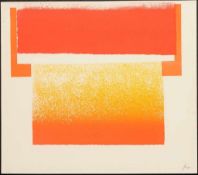 Geiger, Rupprecht(München 1908 - 2009) Farbserigraphie. Komposition mit geometrischen Formen in