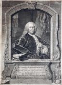 Bernigeroth, Johann Martin(Leipzig 1713 - 1767) Kupferstich. Porträt von Gottfried Wilhelm