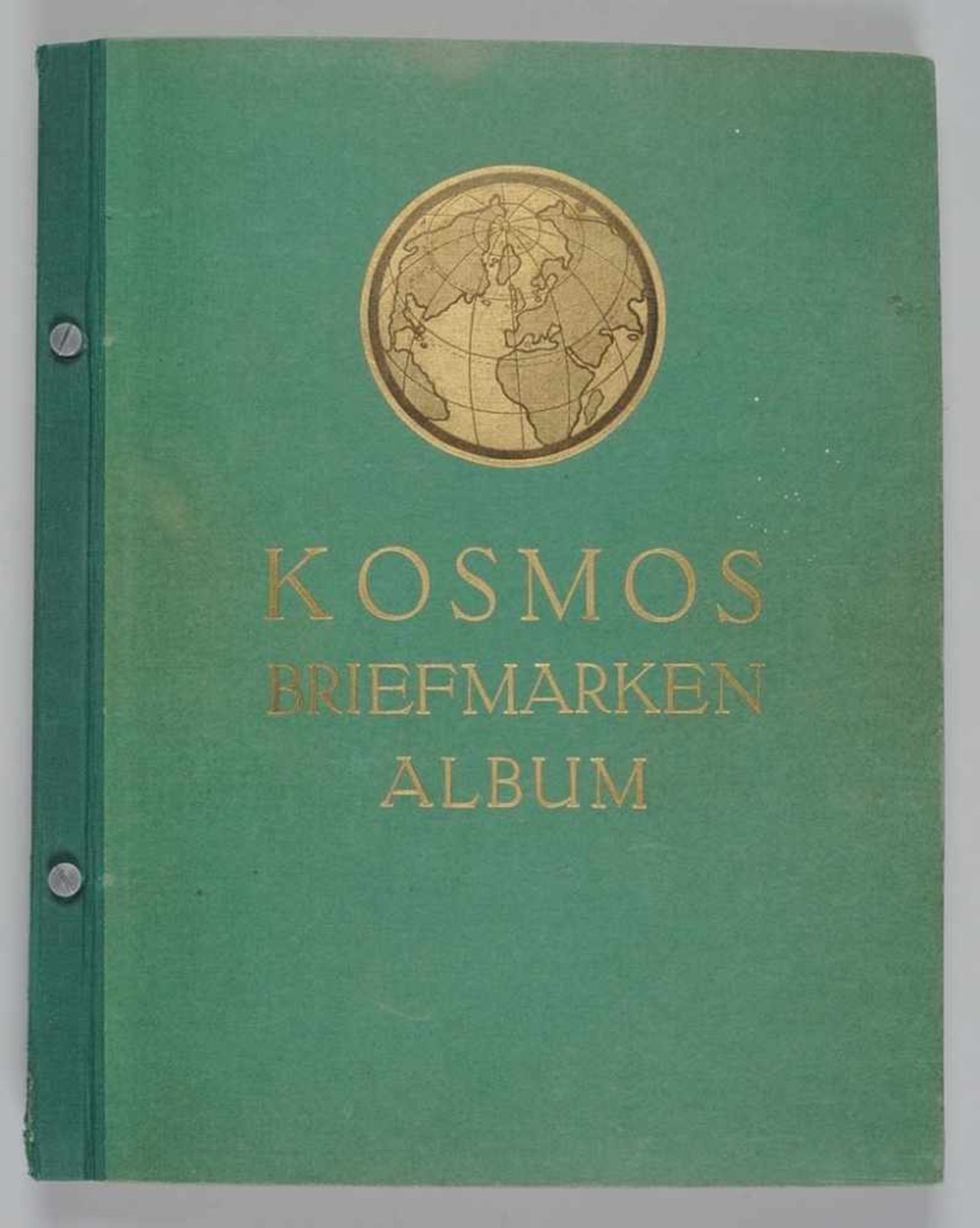 "Kosmos-Briefmarken-Album"Sammelalbum der Zigarettenfabrik Kosmos Dresden mit zahlreichen