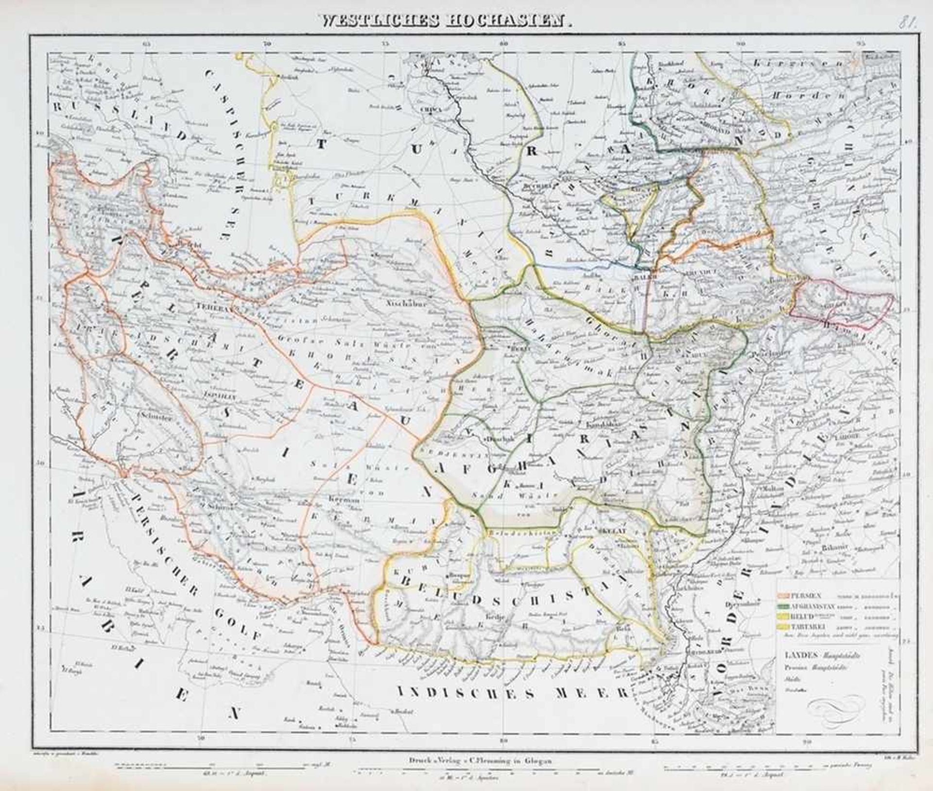 Konvolut Landkarten14 Bl. Versch. Techniken, u.a. Radierung u. Lithographie, part. koloriert. U.