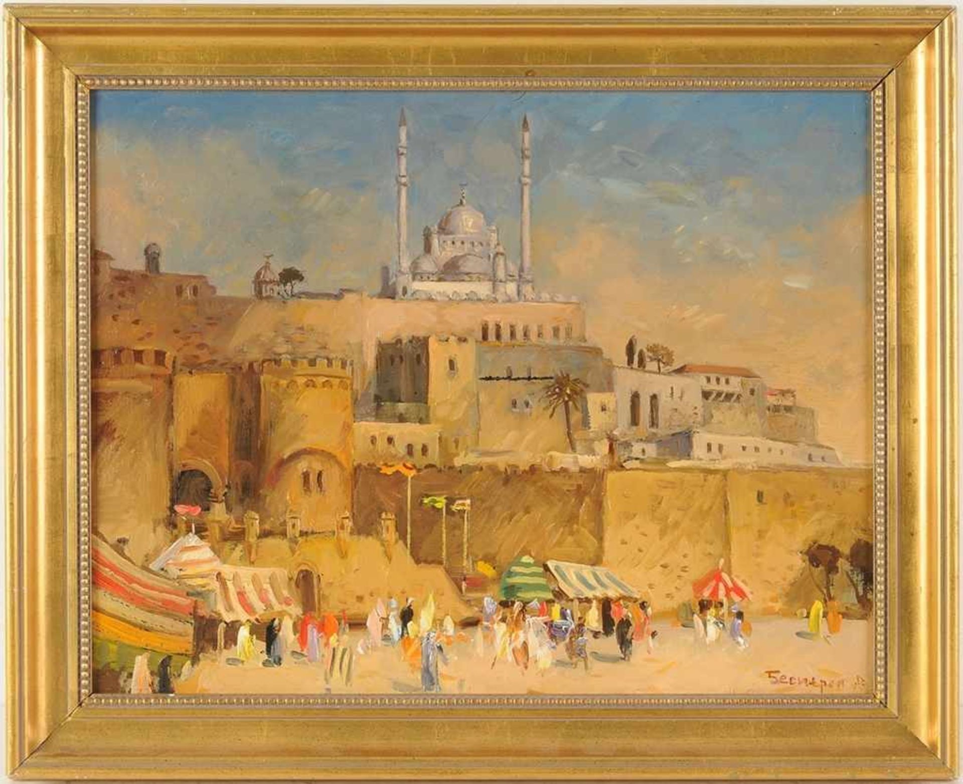 Besperstov, Yakov(Russischer Maler, 1929 - 1998, war tätig in Leningrad) Öl/Karton. Orientalische