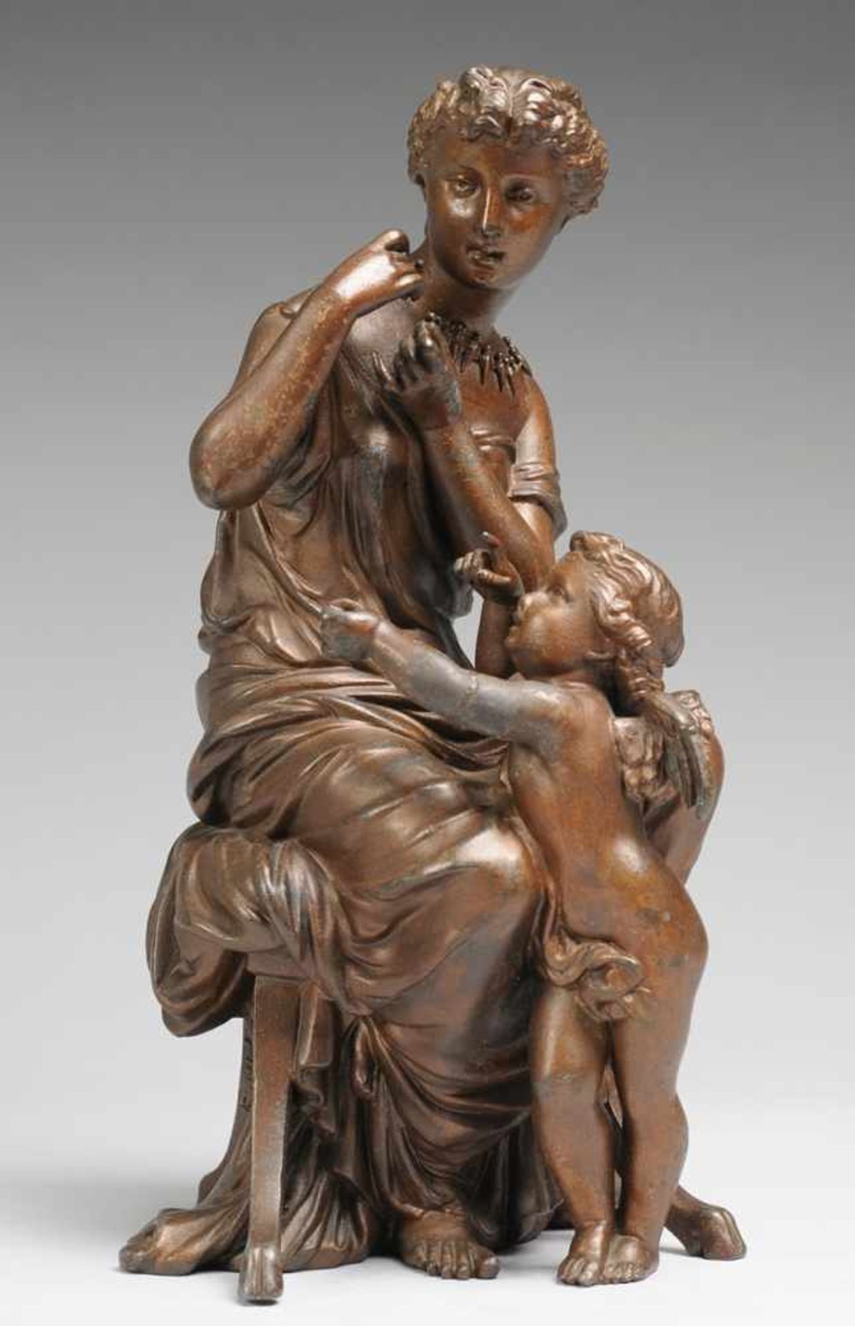 Hébert, Èmile Pierre Eugène nach(Paris 1828 -1893) Regule, bronzefarben patiniert. Darstellung der