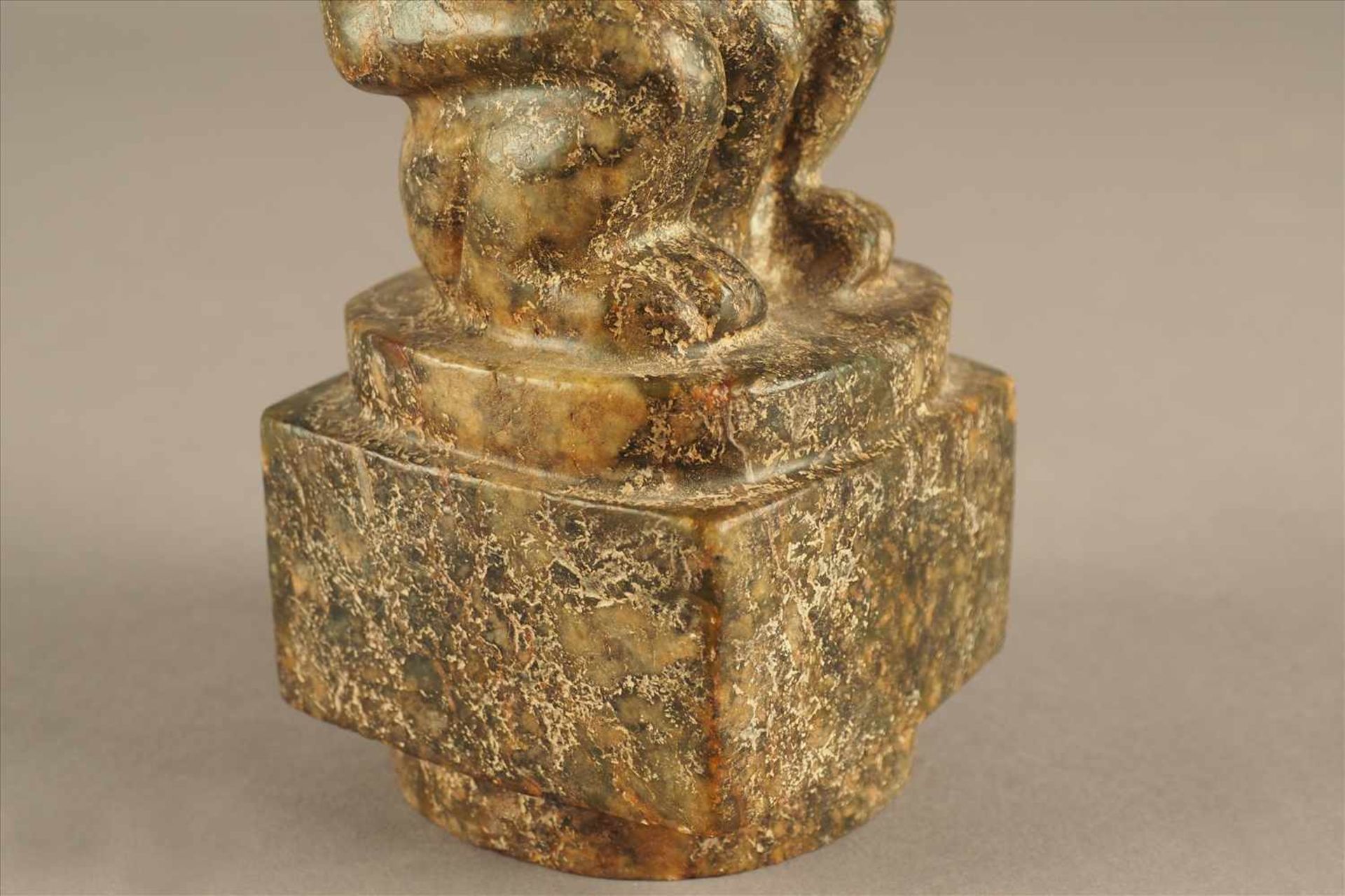 Afrikanische Ritualfigur "Teufel" aus MarmorMaße: H21cm - Bild 4 aus 4
