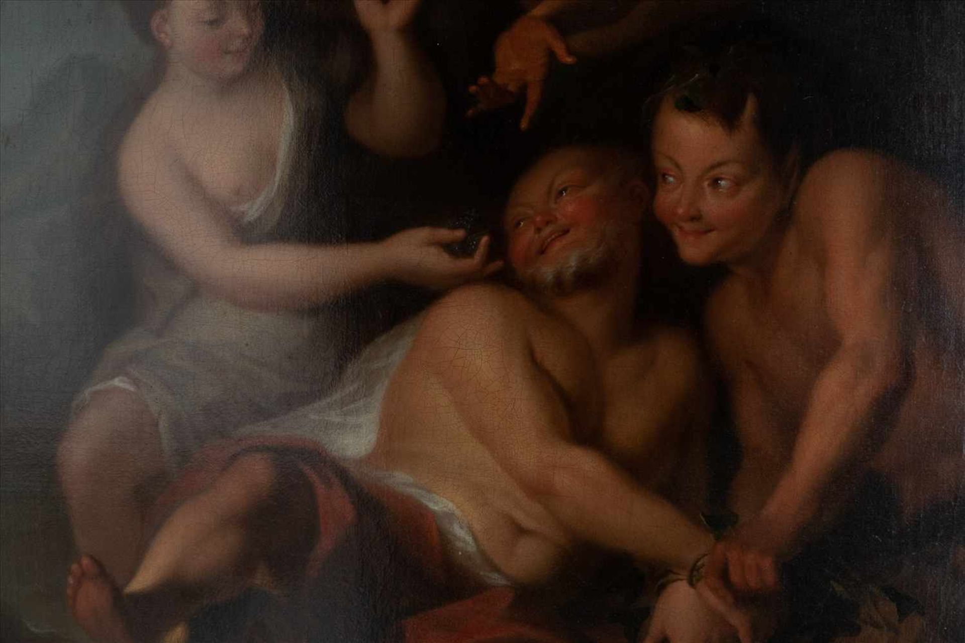 Gemälde "Bacchus" Ch.A. Coypel(1694-1752), zugeschrieben, Öl/ Leinwand doubliertMaße: H99 x - Bild 2 aus 8